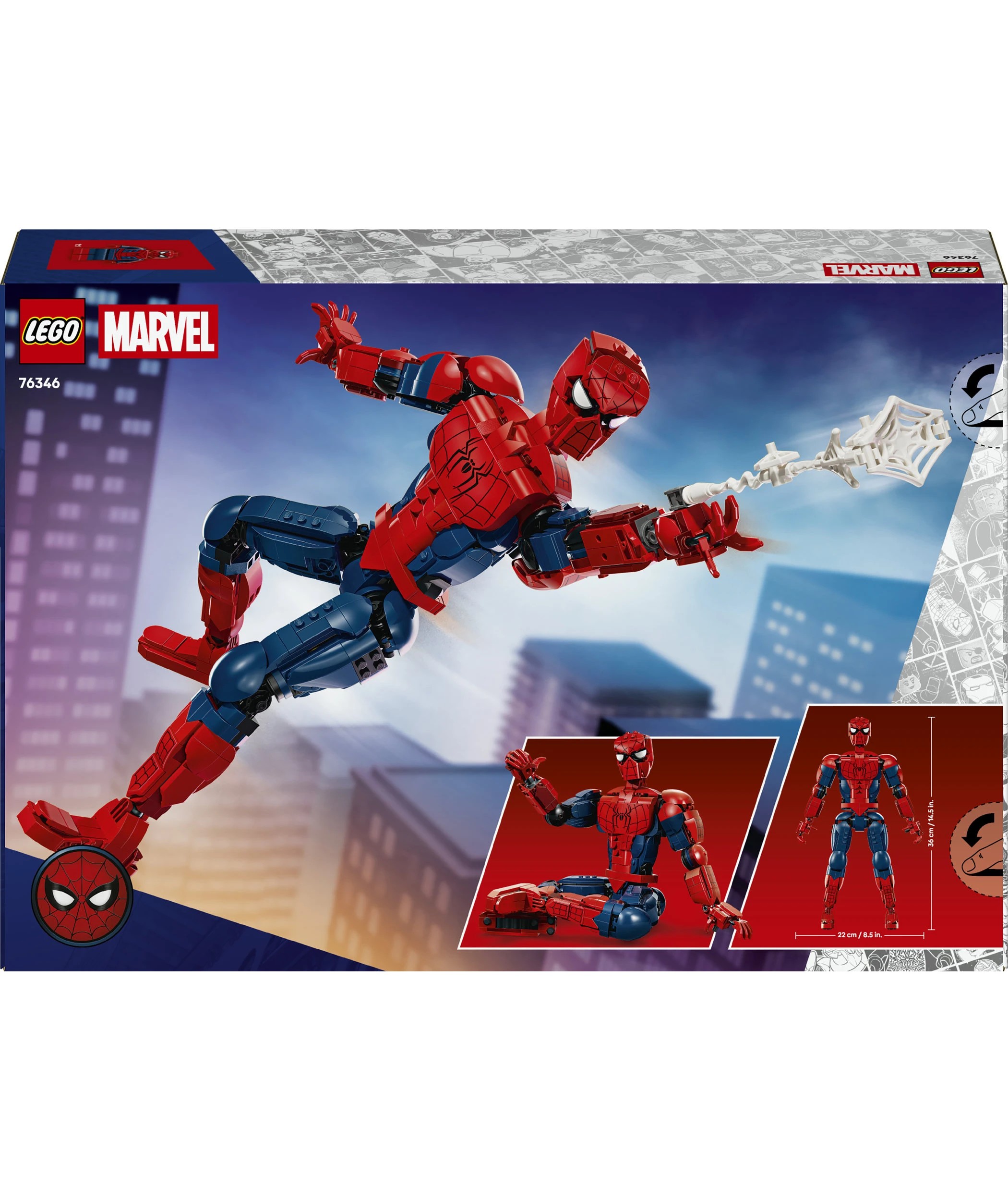 9 LEGO Super Heroes Spider-Man Hero Figure 76346, 9 of 9