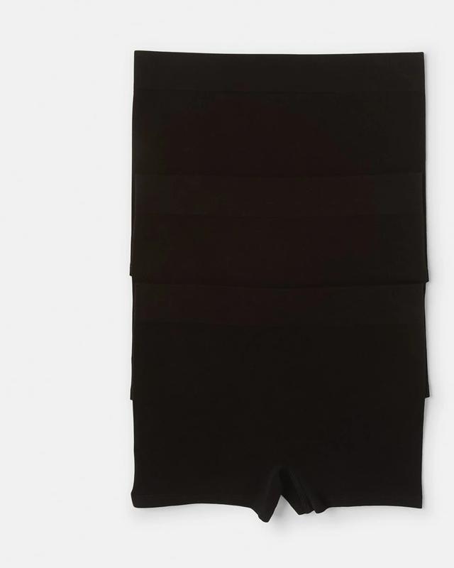 3 Pack Seamfree Cotton Boyleg Br