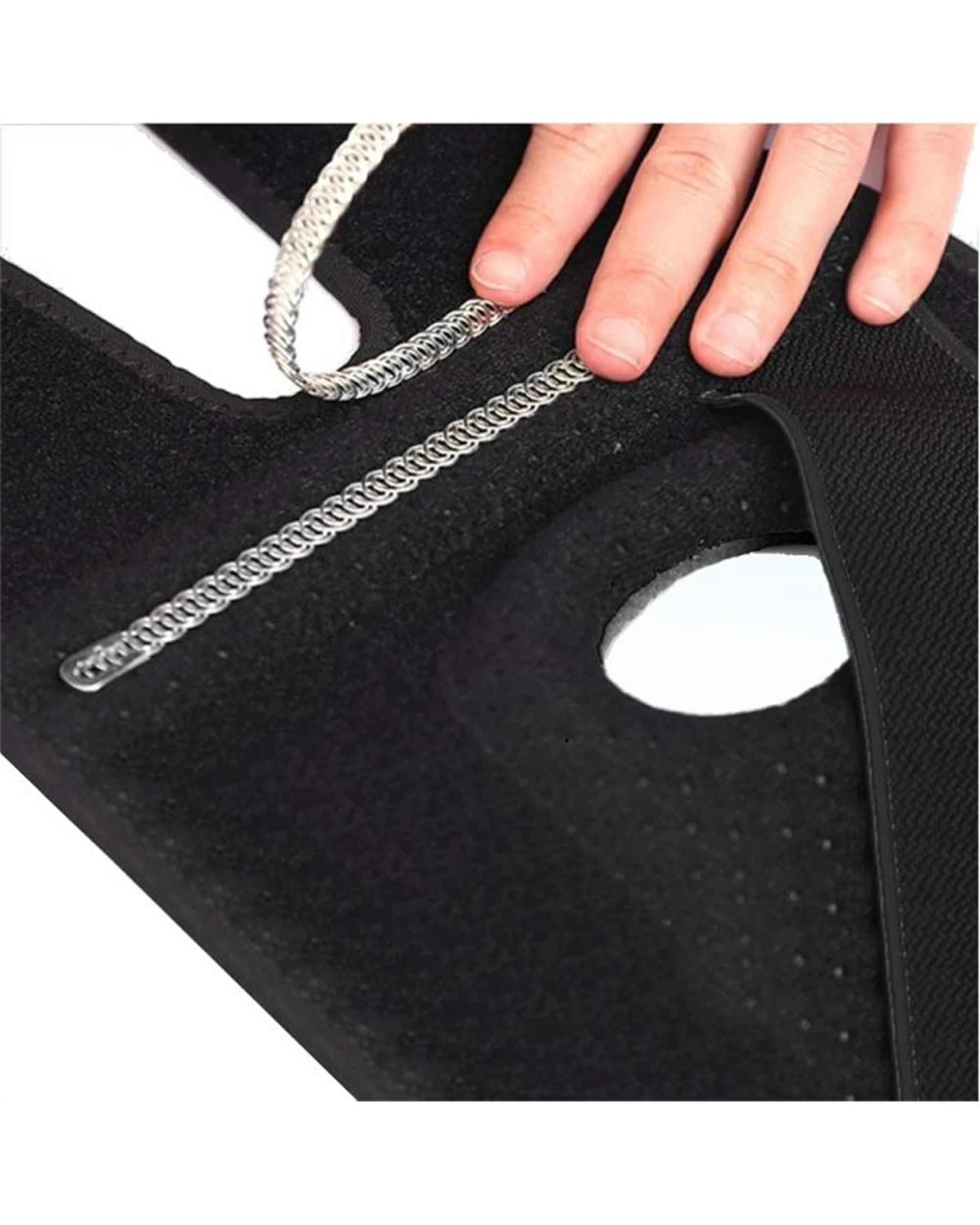 5 Bodyassist Gel Knee Sports Support With Stability Strap One Size - Black - Black, 5 of 5