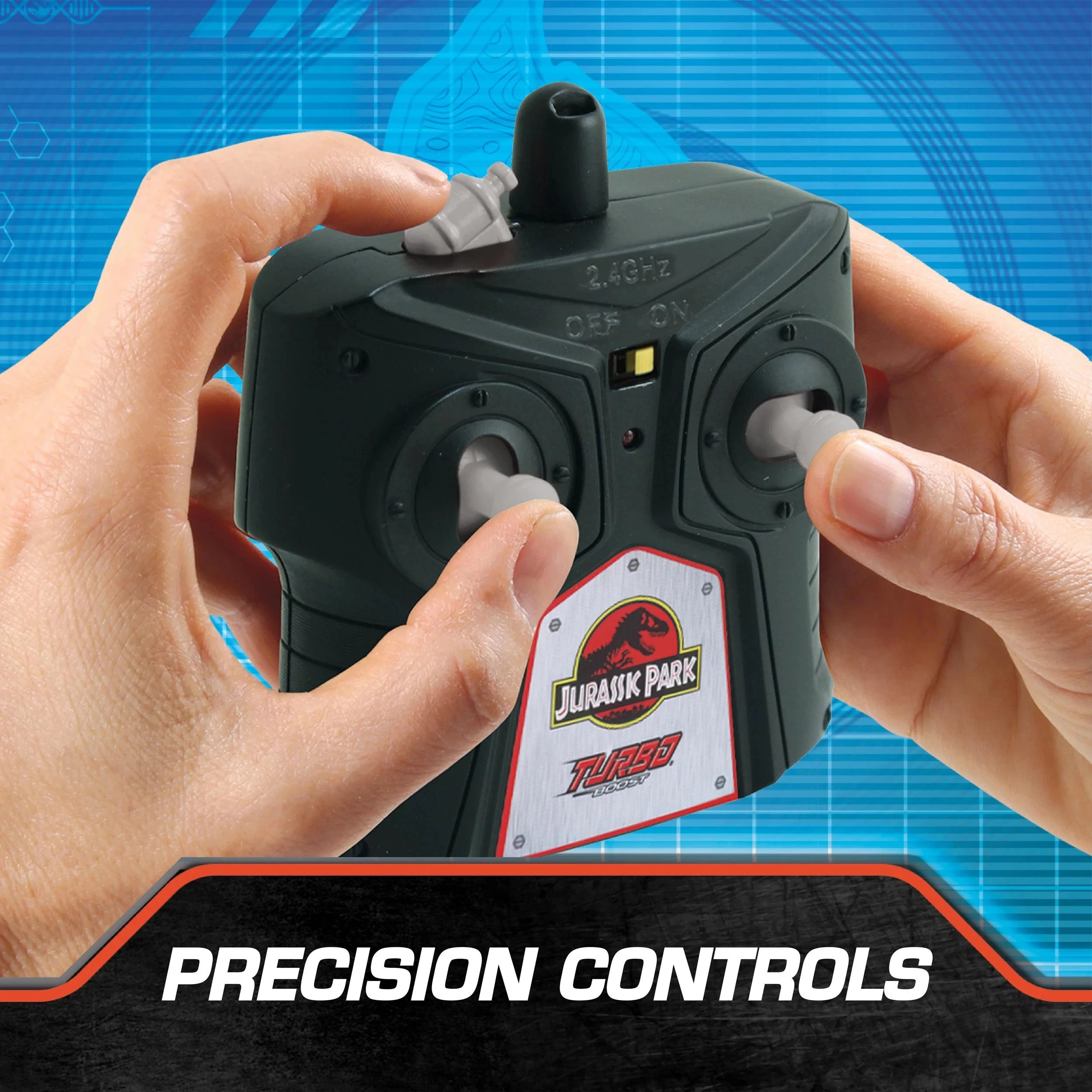 4 Jurassic World Jeep Wrangler 1:16 RC - Multi, 4 of 4