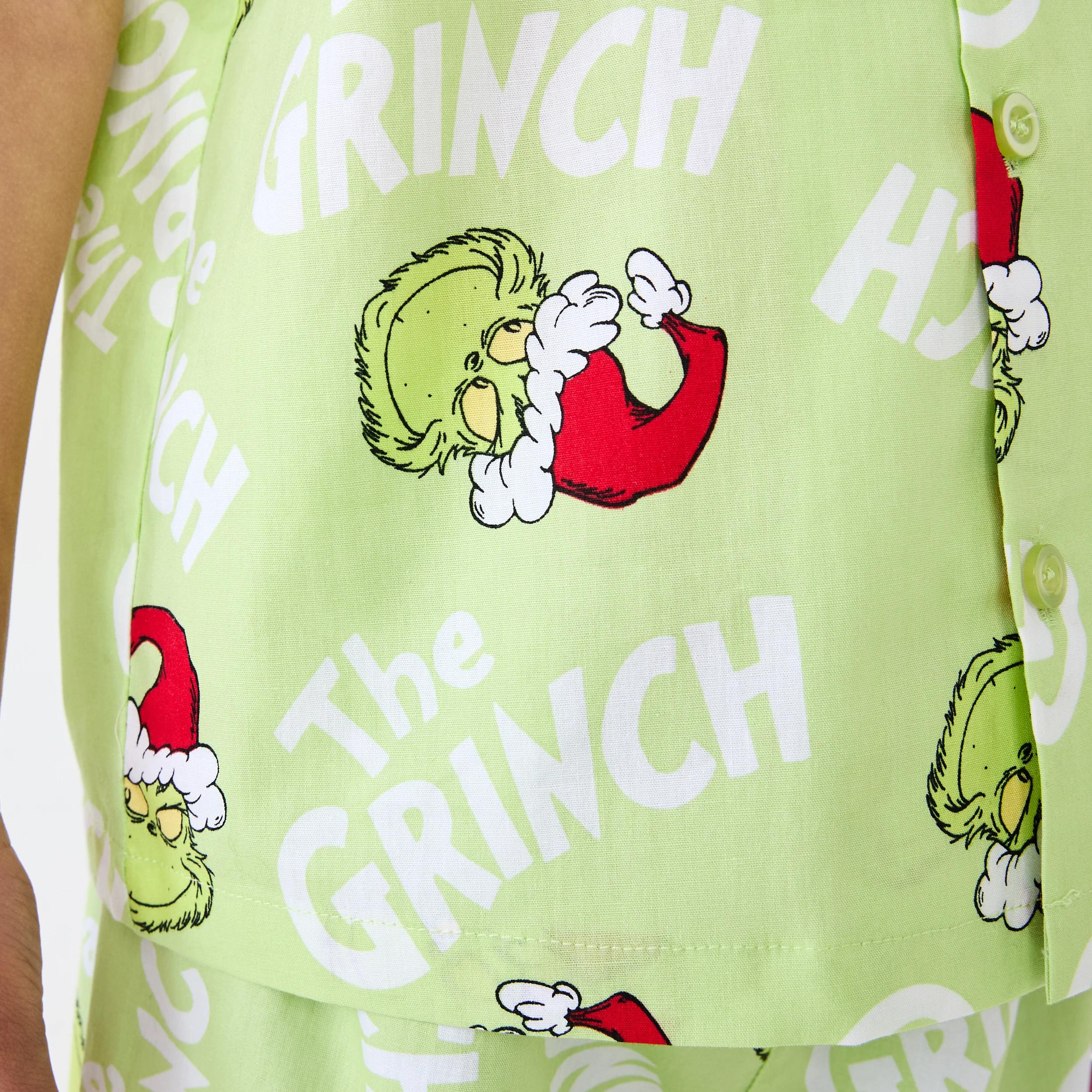 6 The Grinch License Family Matching Woven Pyjama Set GRINCH, 6 of 10