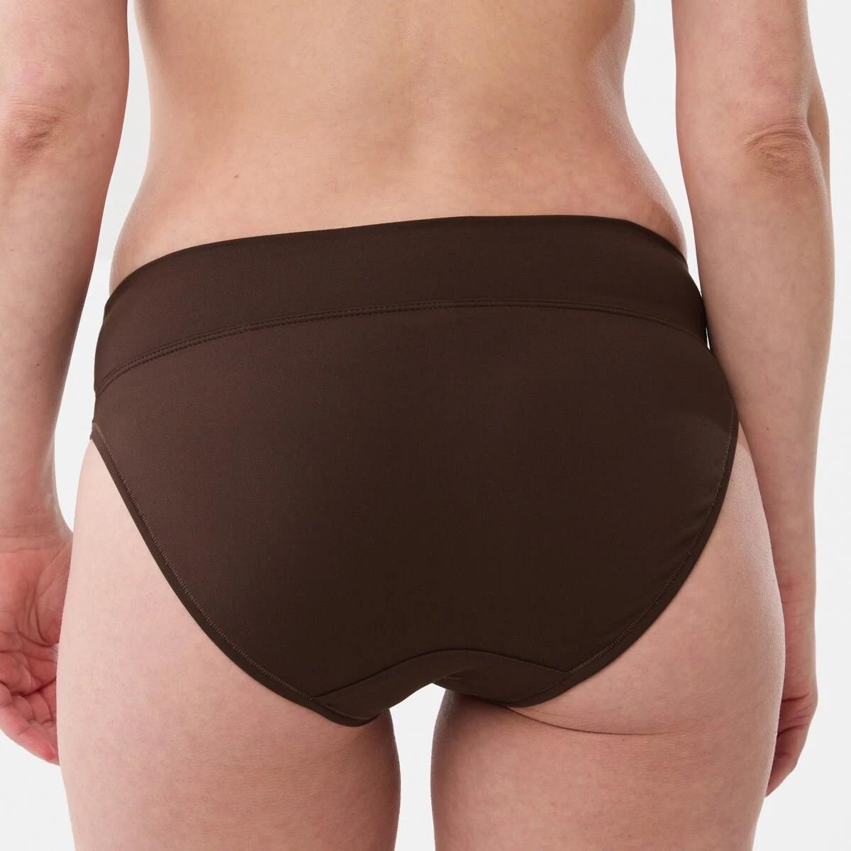 7 3 Pack Ultra Soft Hi-Cut Briefs BALLERINA, STEEL GREY, CHOCOLATE FUDGE, 7 of 8