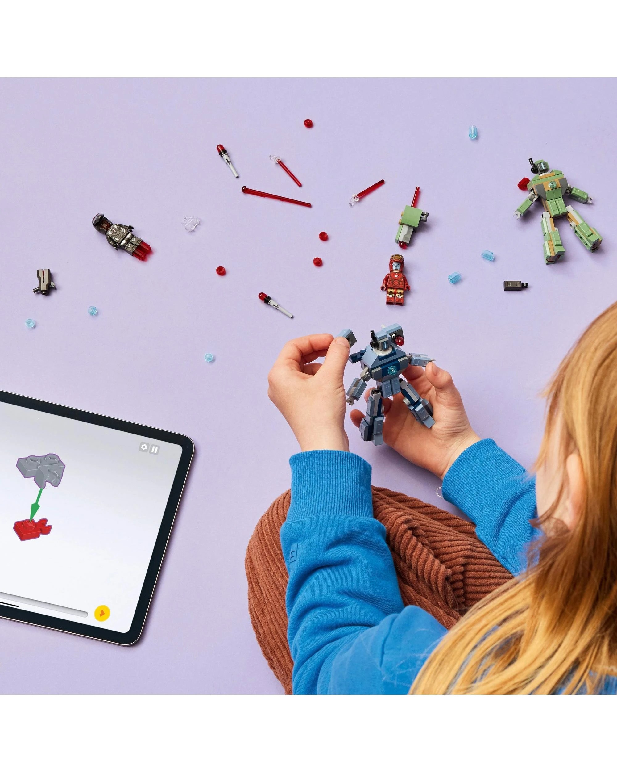 3 LEGO Marvel Iron Man and War Machine vs Hammer Drones - 76320, 3 of 10