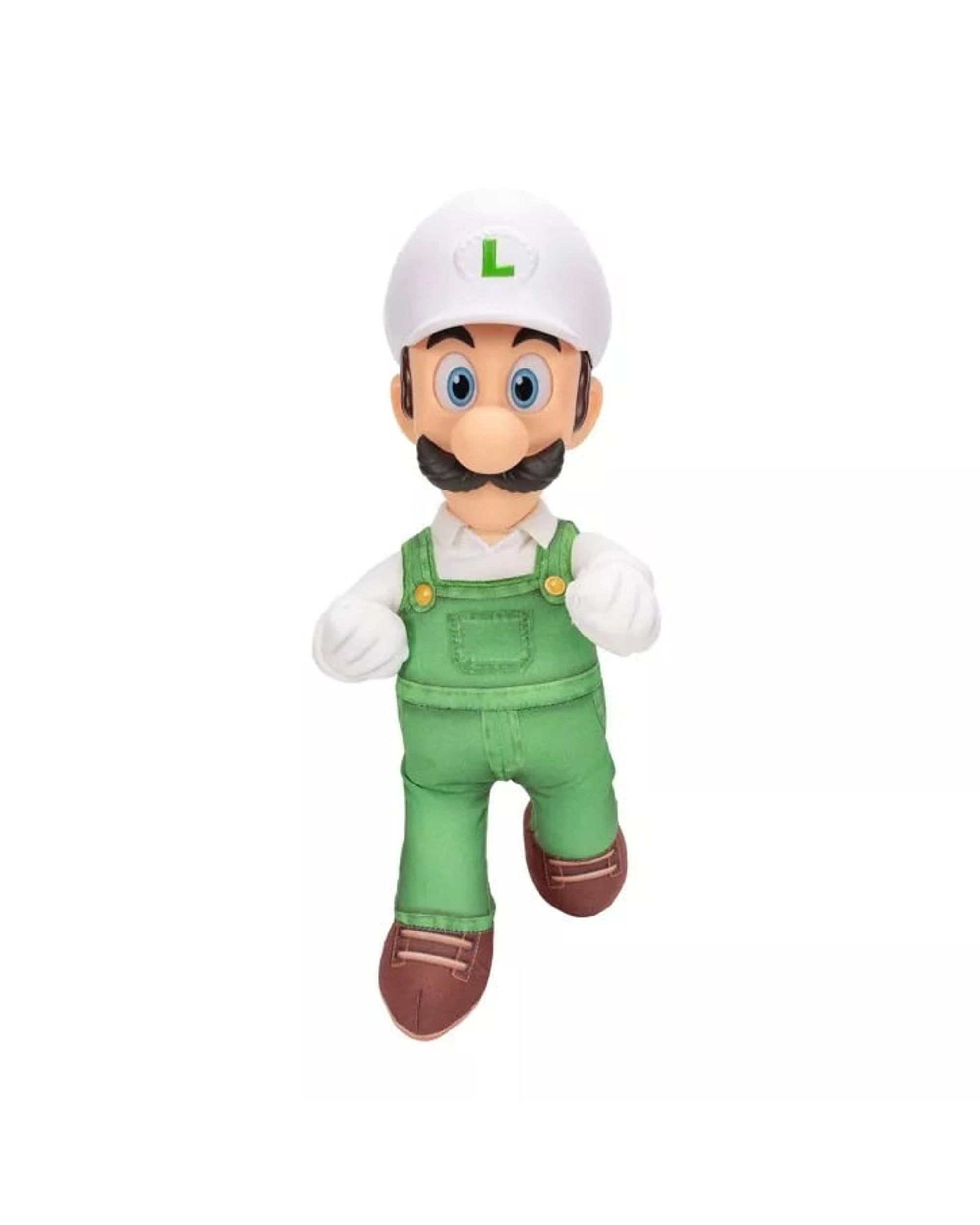 2 Super Mario Galaxy Movie Fire Luigi Jumbo Poseable Plush, 2 of 4