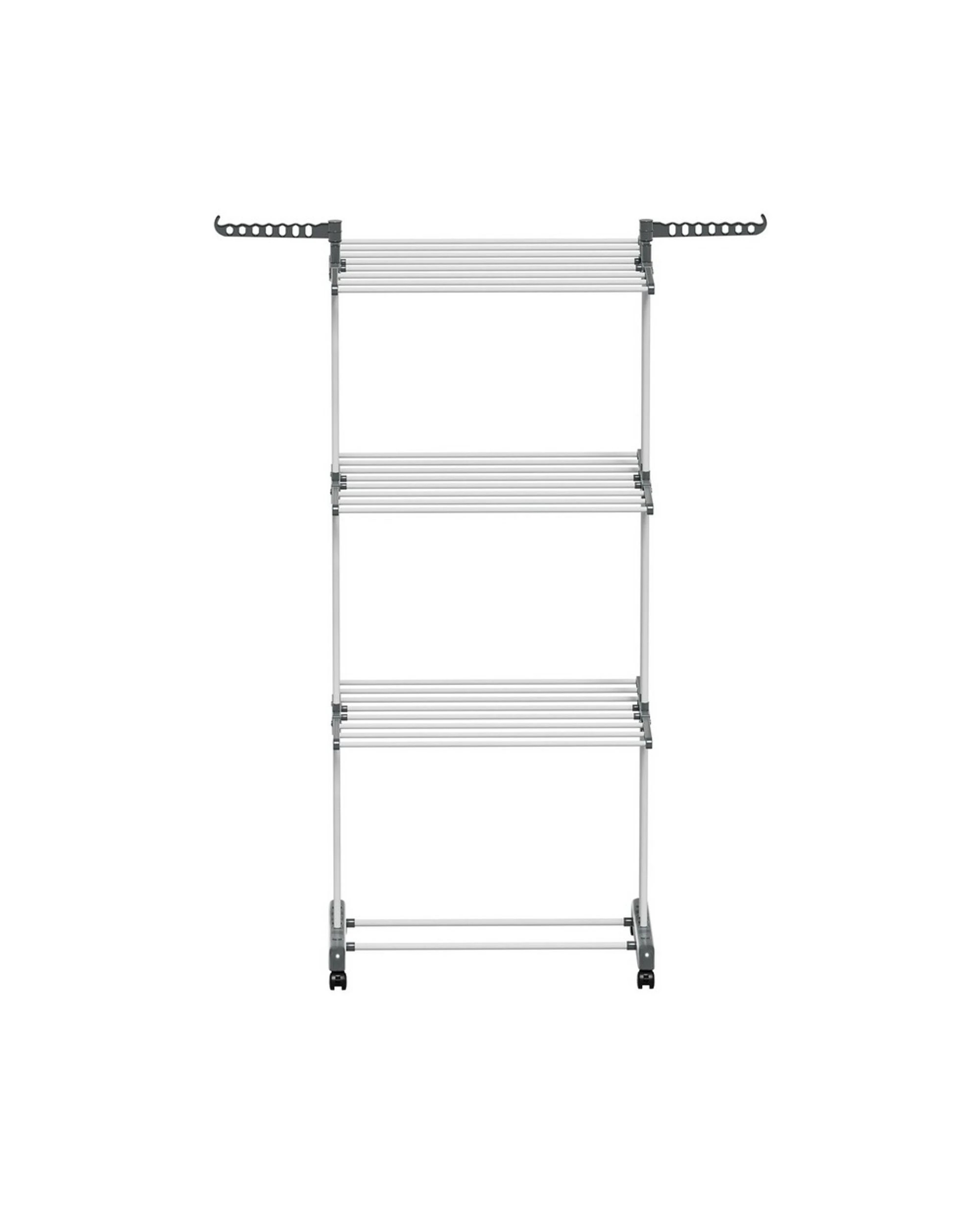 2 Artiss Clothes Drying Rack 173cm Coat Airer Hanger Foldable
 - Grey, 2 of 3