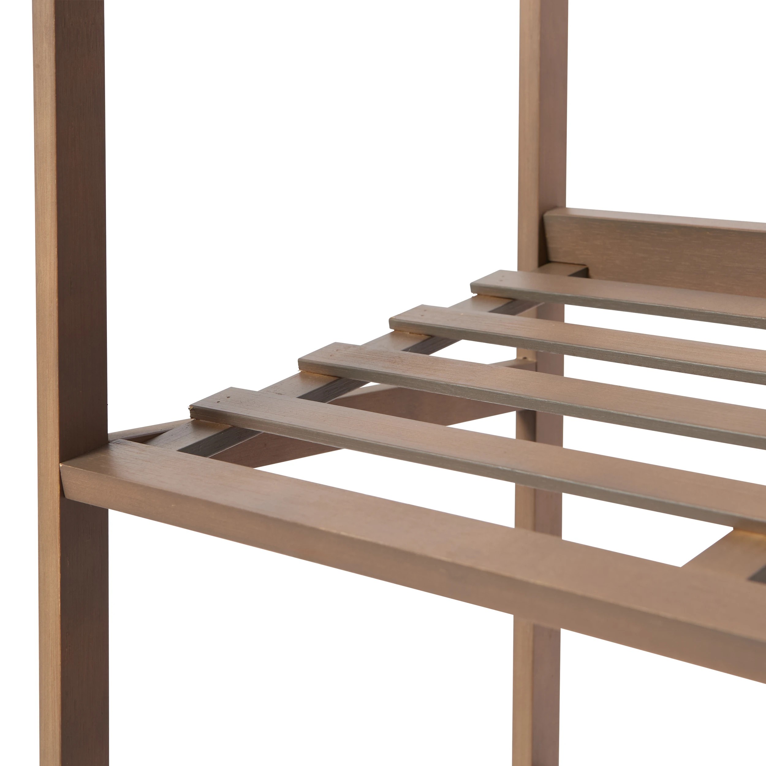 7 5 Tier Walnut Look Shoe Rack, 7 of 8