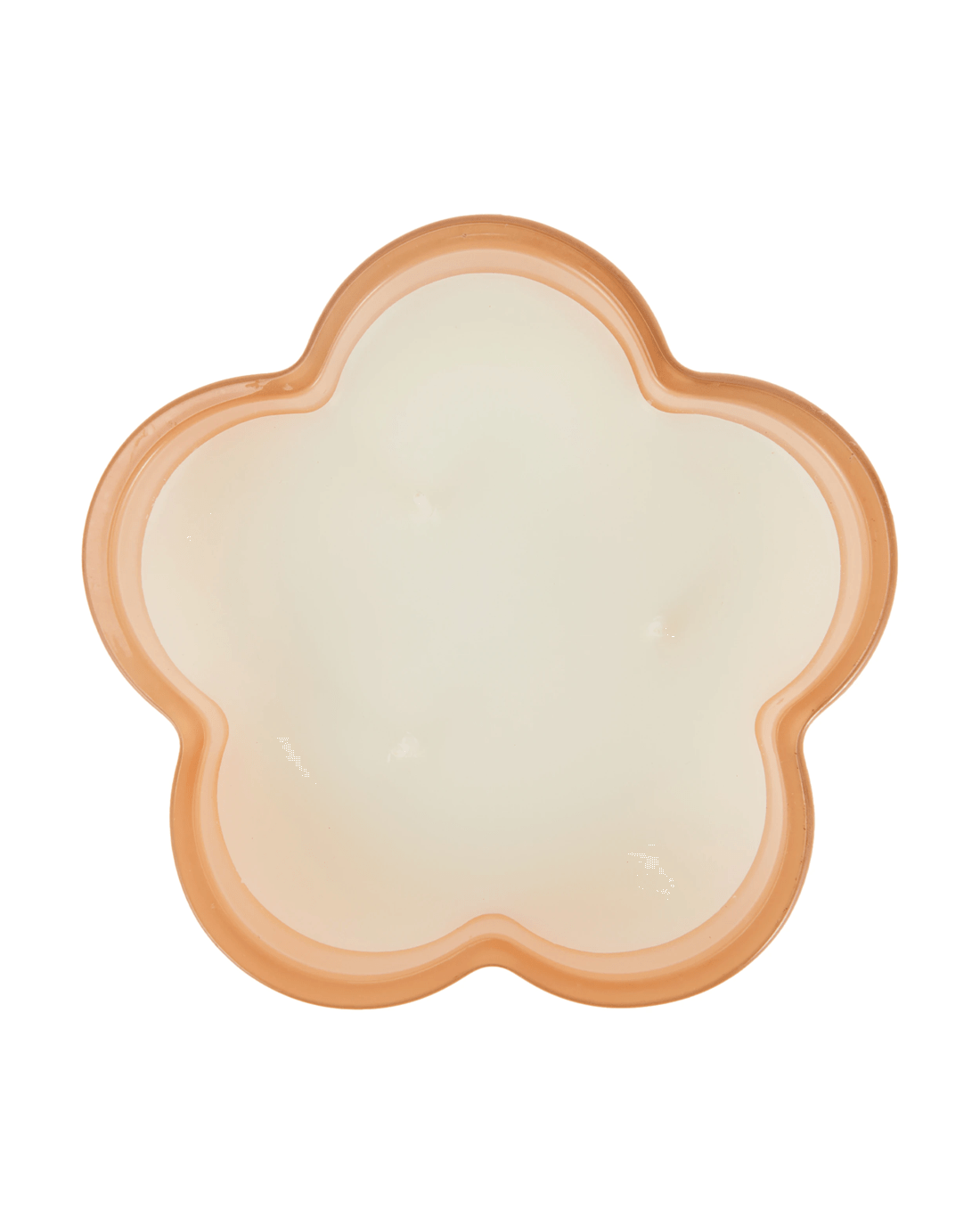 3 Peach Flower Glass Candle, 3 of 4