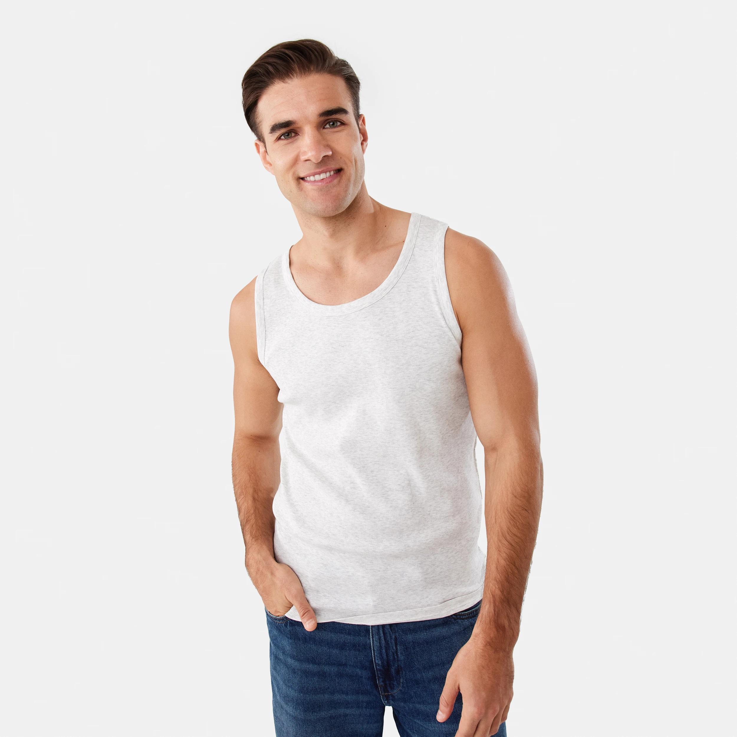 1 Rib Tank WHITE MARLE, 1 of 6