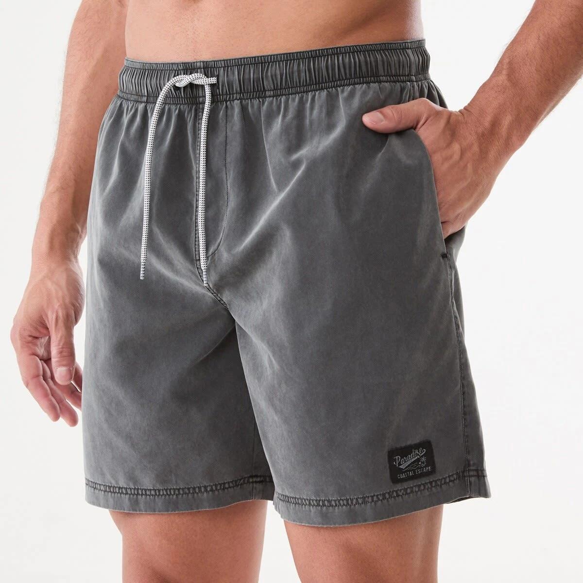 2 Washed Boardshorts BLACK, 2 of 5