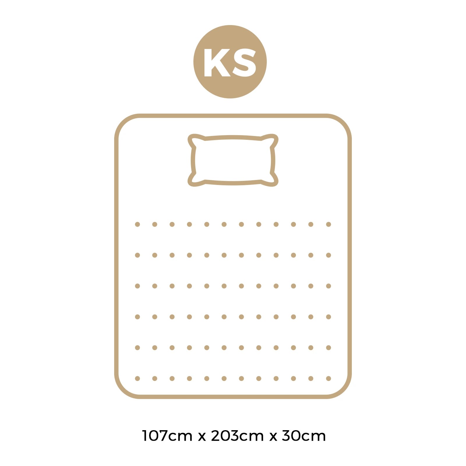 2 Bedra Bedding King Single Mattress Pocket Spring Cool Gel Foam Medium Firm Euro Top - Multi, 2 of 3