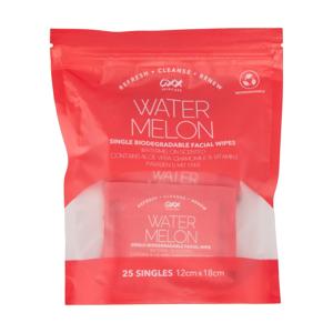 OXX Skincare 25 Pack Single Facial Wipes - Watermelon Scented