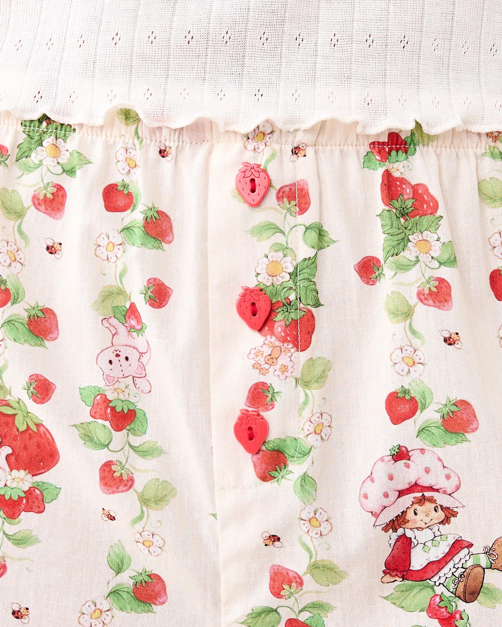 9 Strawberry Shortcake License Knit Top and Woven Shorts Pyjama Set Shortcake, 9 of 9