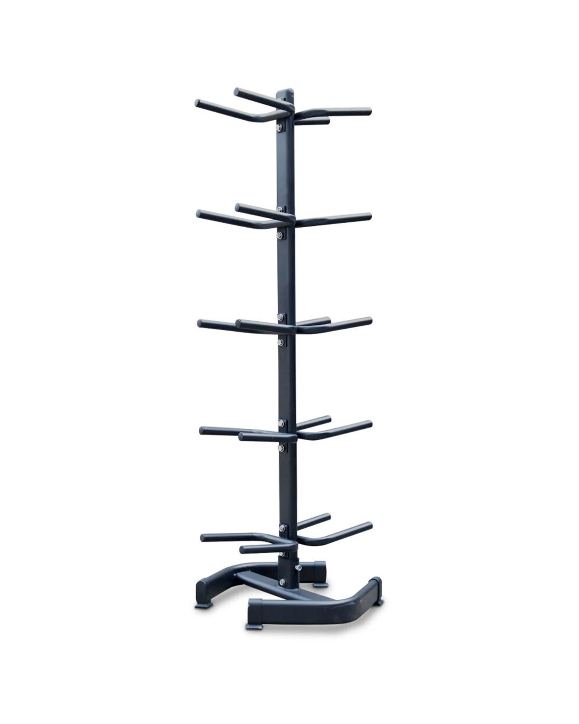 1 BODYWORX Medicine Ball Rack - 10PCE Vertical Stand Storage 154cm Metal - Black, 1 of 3