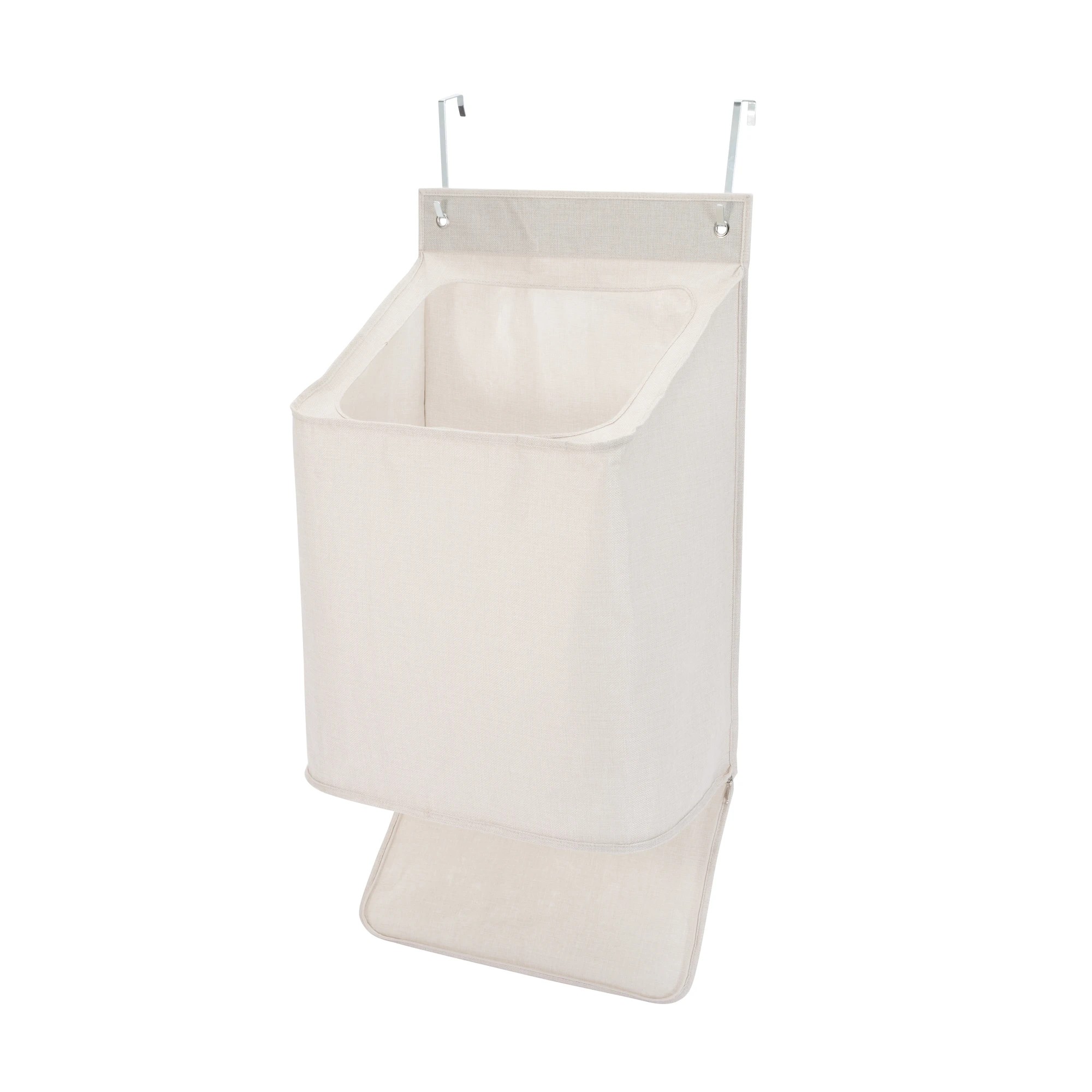 8 Linen Look Hanging Laundry Bag, 8 of 10