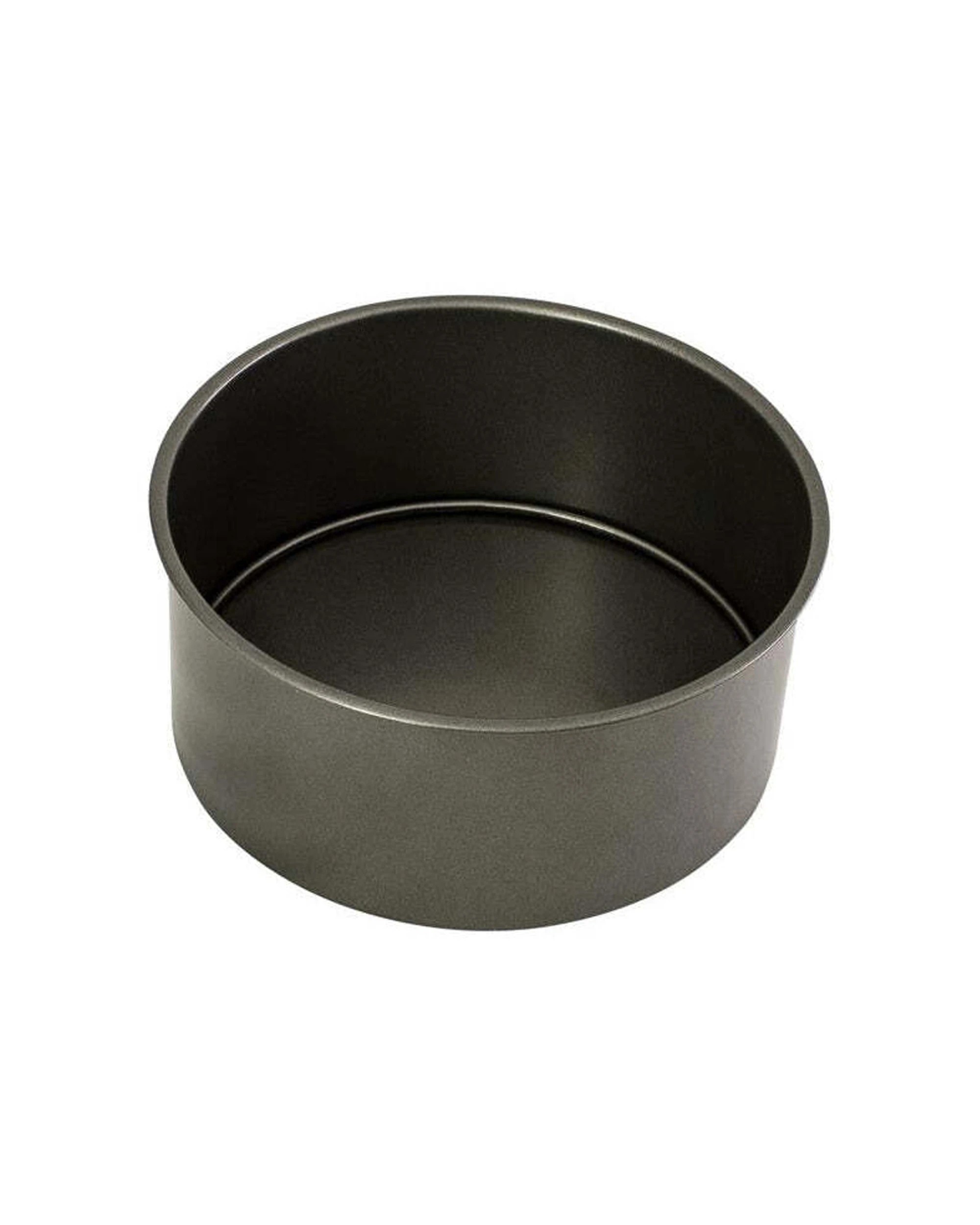 1 Bakemaster Loose Base Carbon Steel 20cm Round Deep Cake Pan Double Non-Stick - Grey, 1 of 1