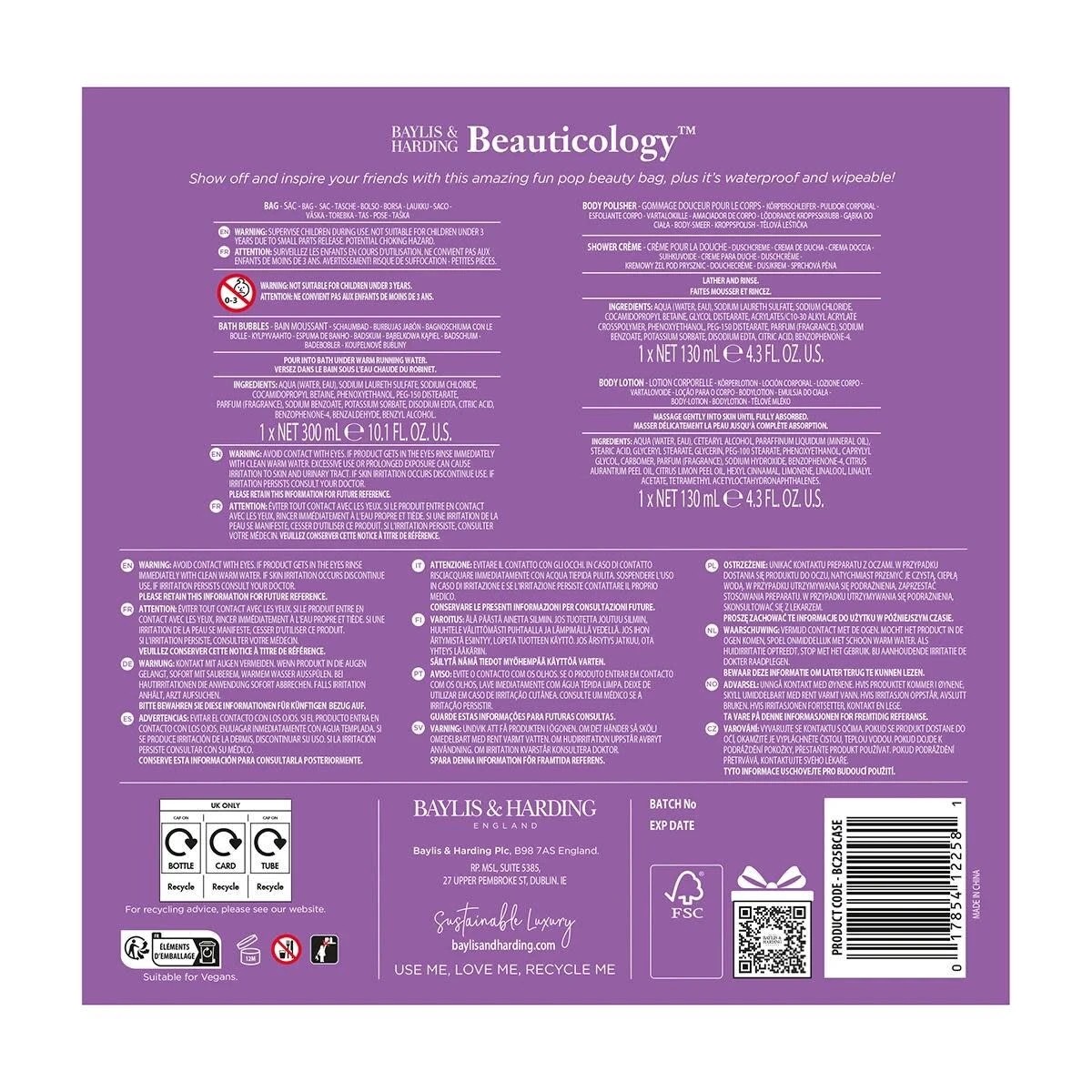 4 Baylis & Harding Beauticology Wish Upon a Star Fun Pop Beauty Case, 4 of 4