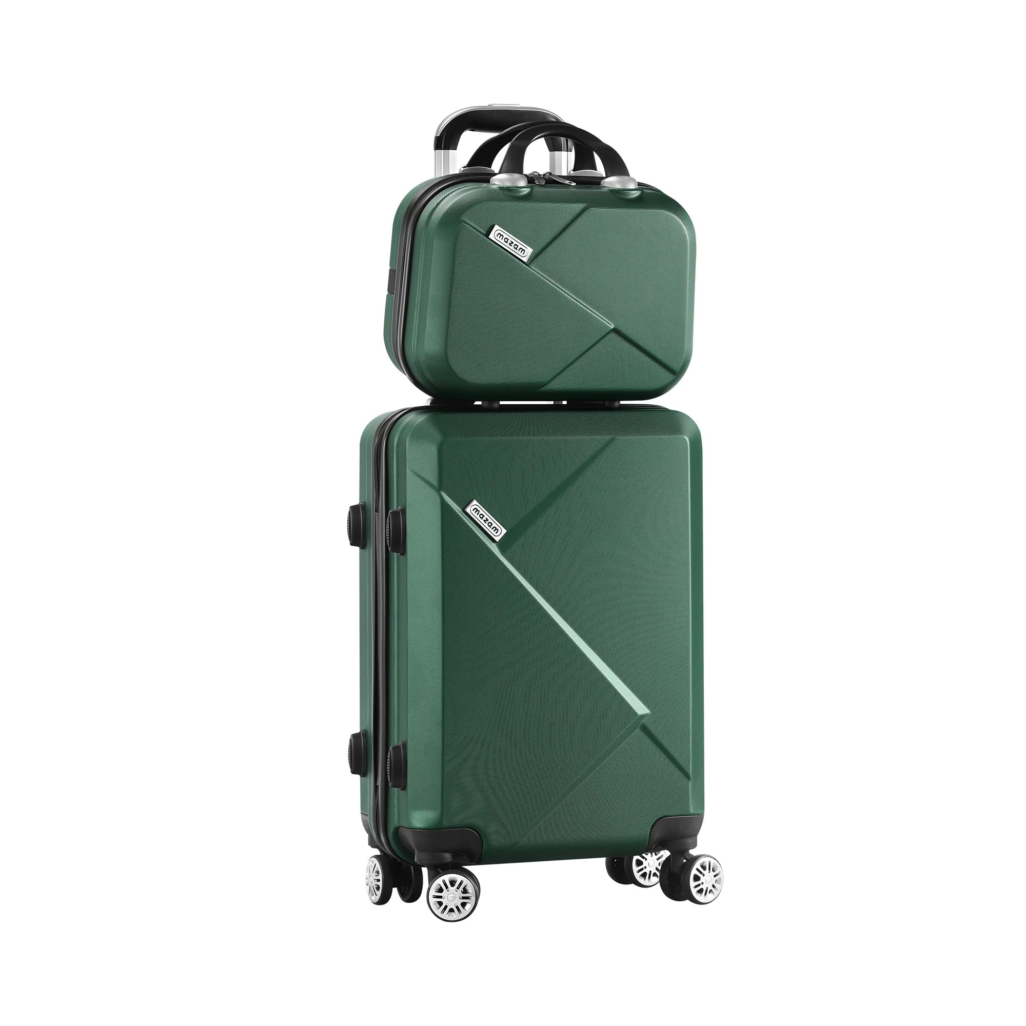 5 Mazam 2PCS Luggage Suitcase Trolley Set - Green, 5 of 7