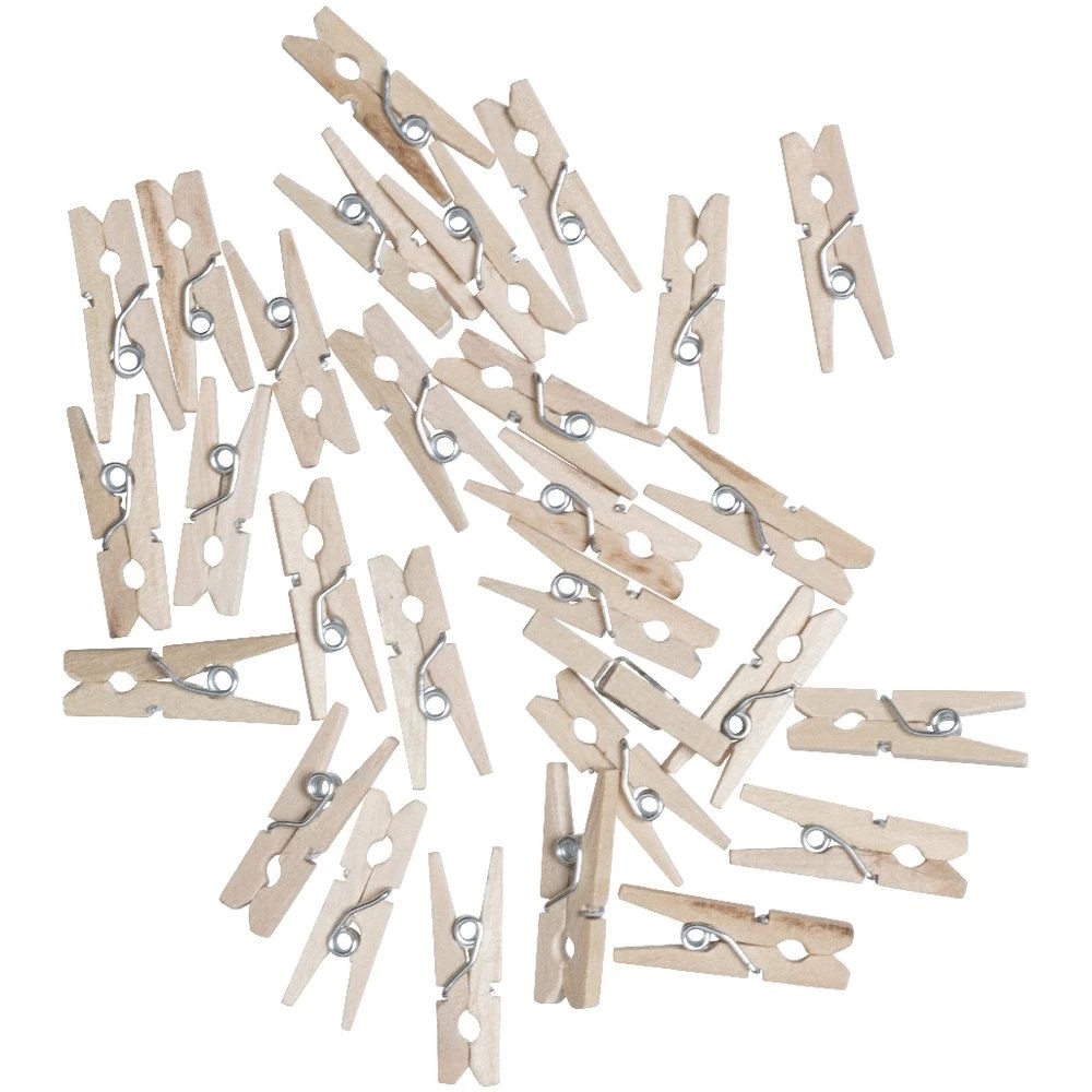 2 Born Mini Wooden Pegs 30 Pack, 2 of 2