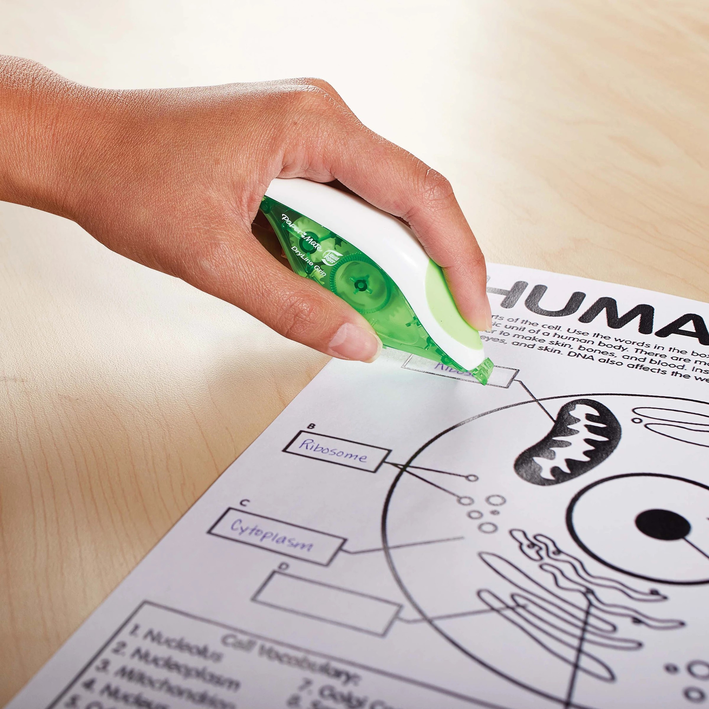 3 Paper Mate Liquid Paper Dryline Grip Correction Tape, 3 of 6