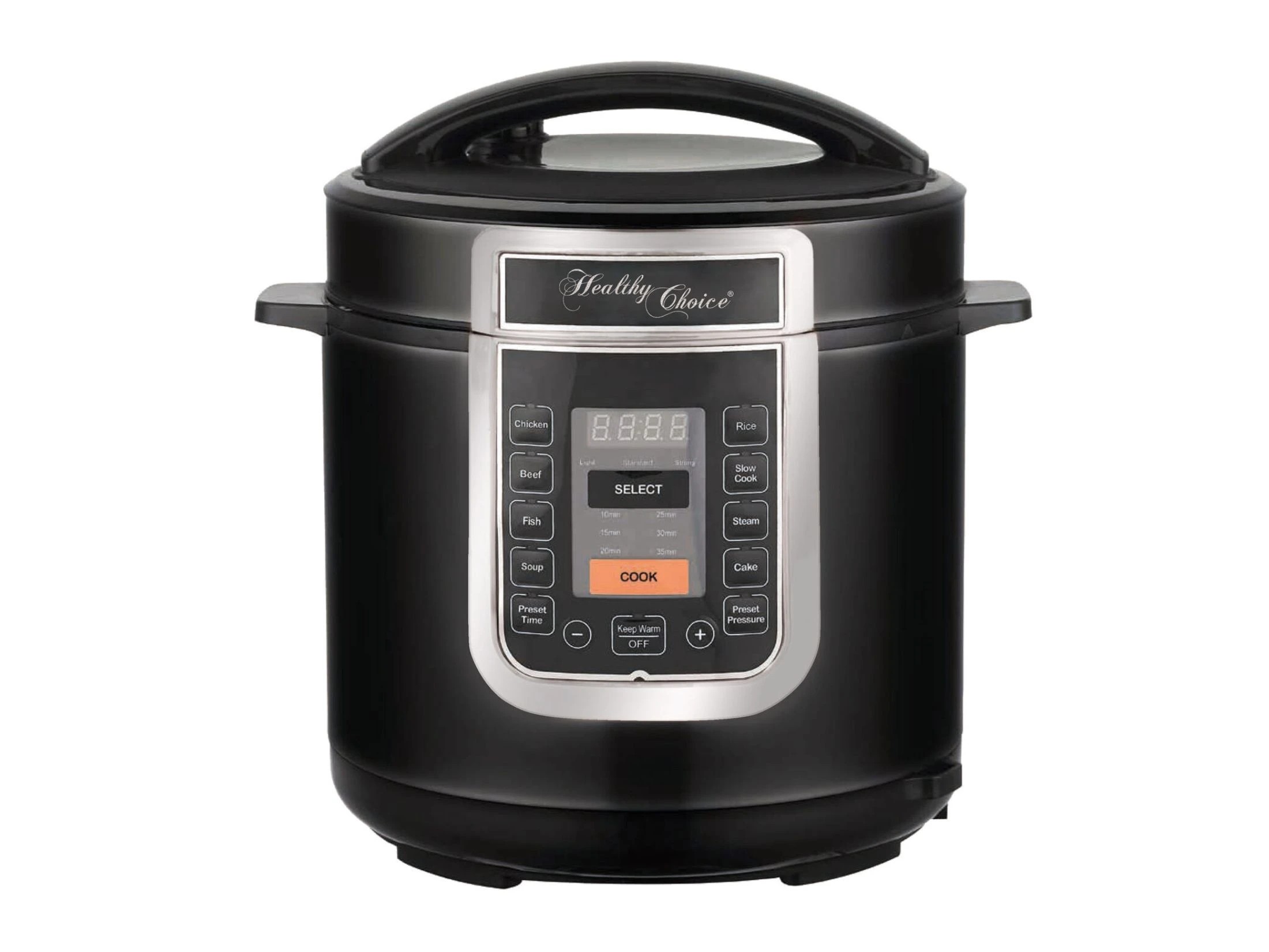 1 Healthy Choice 6L Ceramic Coated, PFAS Free Automatic Pressure Cooker, 1 of 4