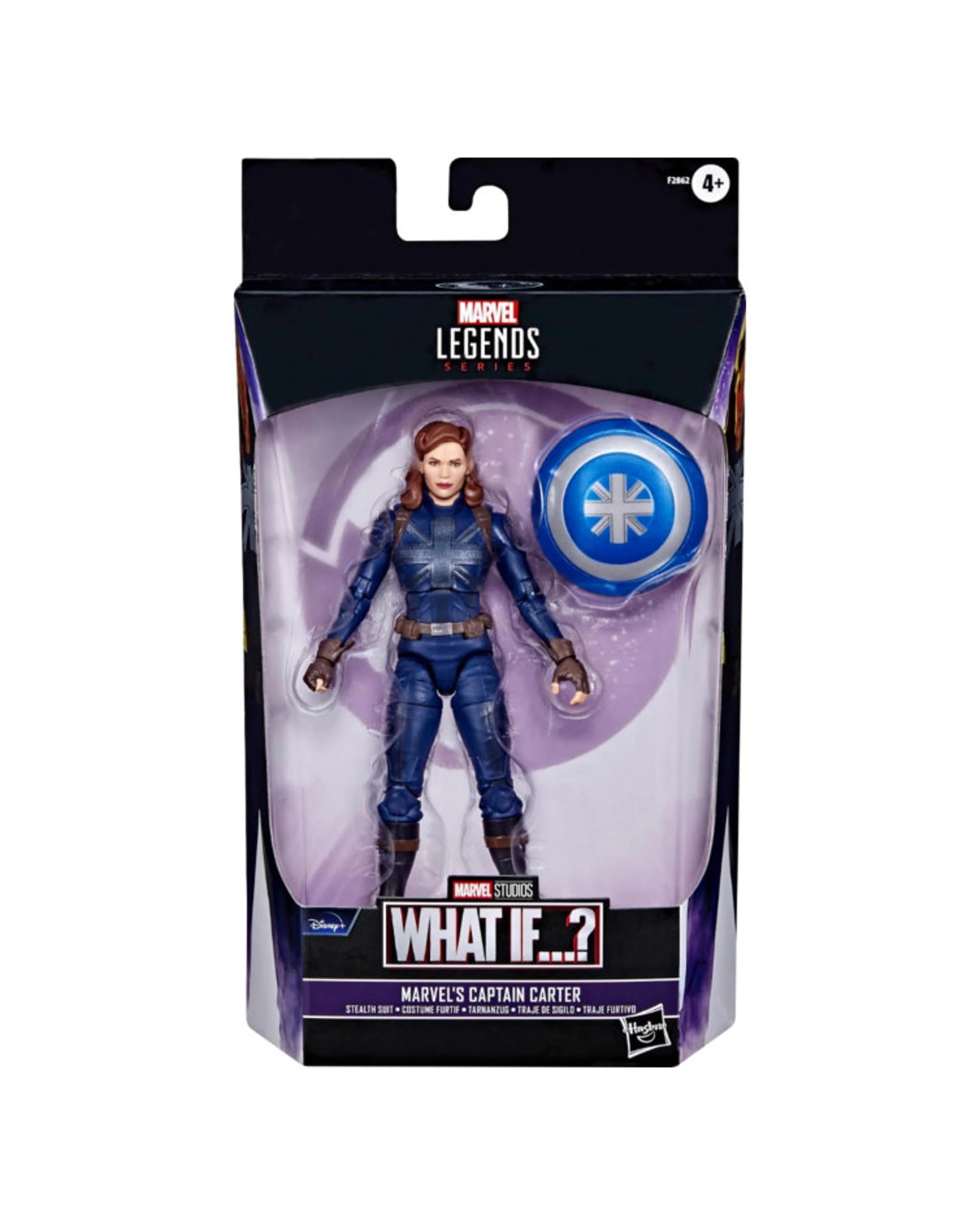 1 Marvel Legends Series What If Marvels Captain Carter Stealth Suit Action Figure, 1 of 8
