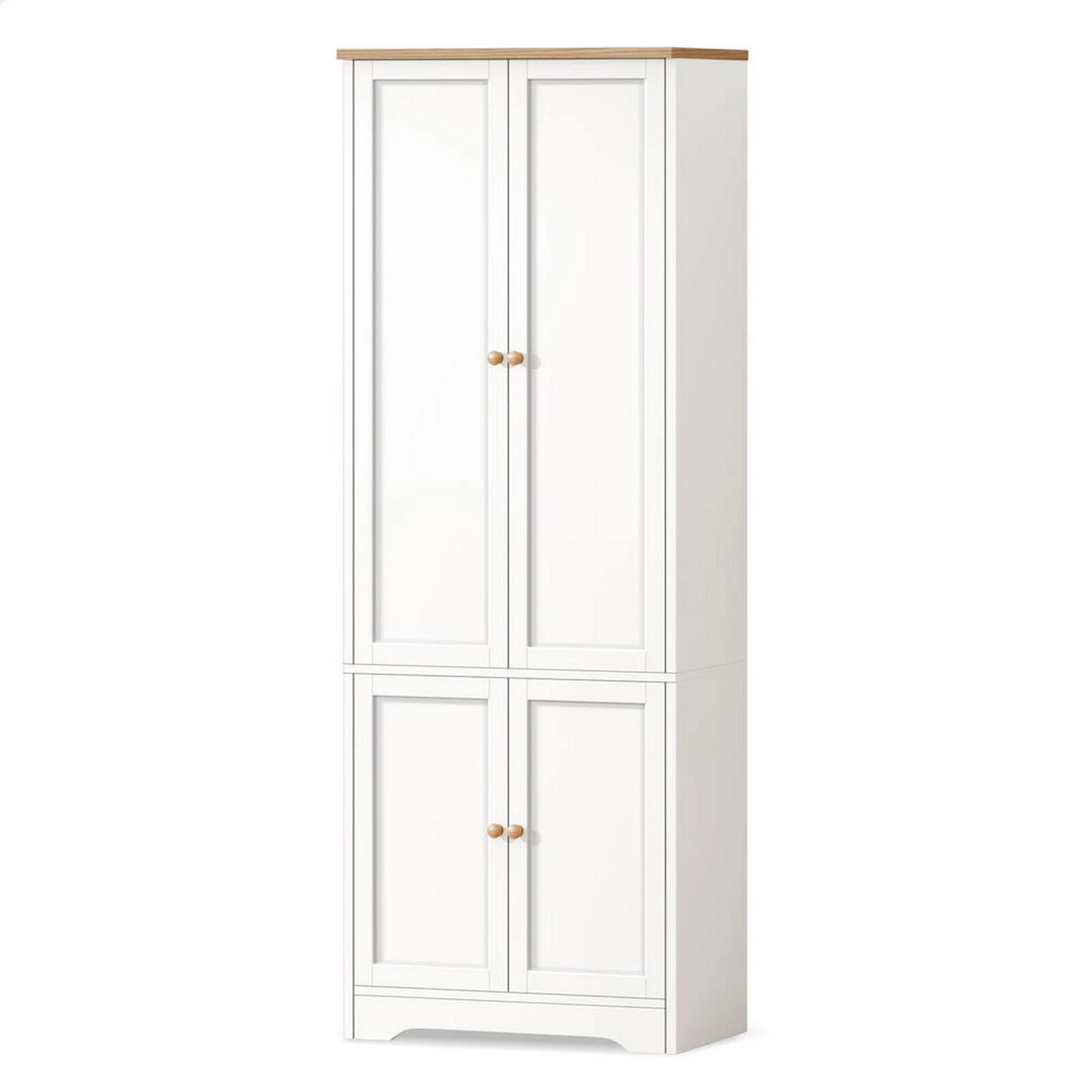 1 Alfordson Buffet Sideboard Cupboard Storage Cabinet Kitchen Hallway Doors - White, 1 of 10