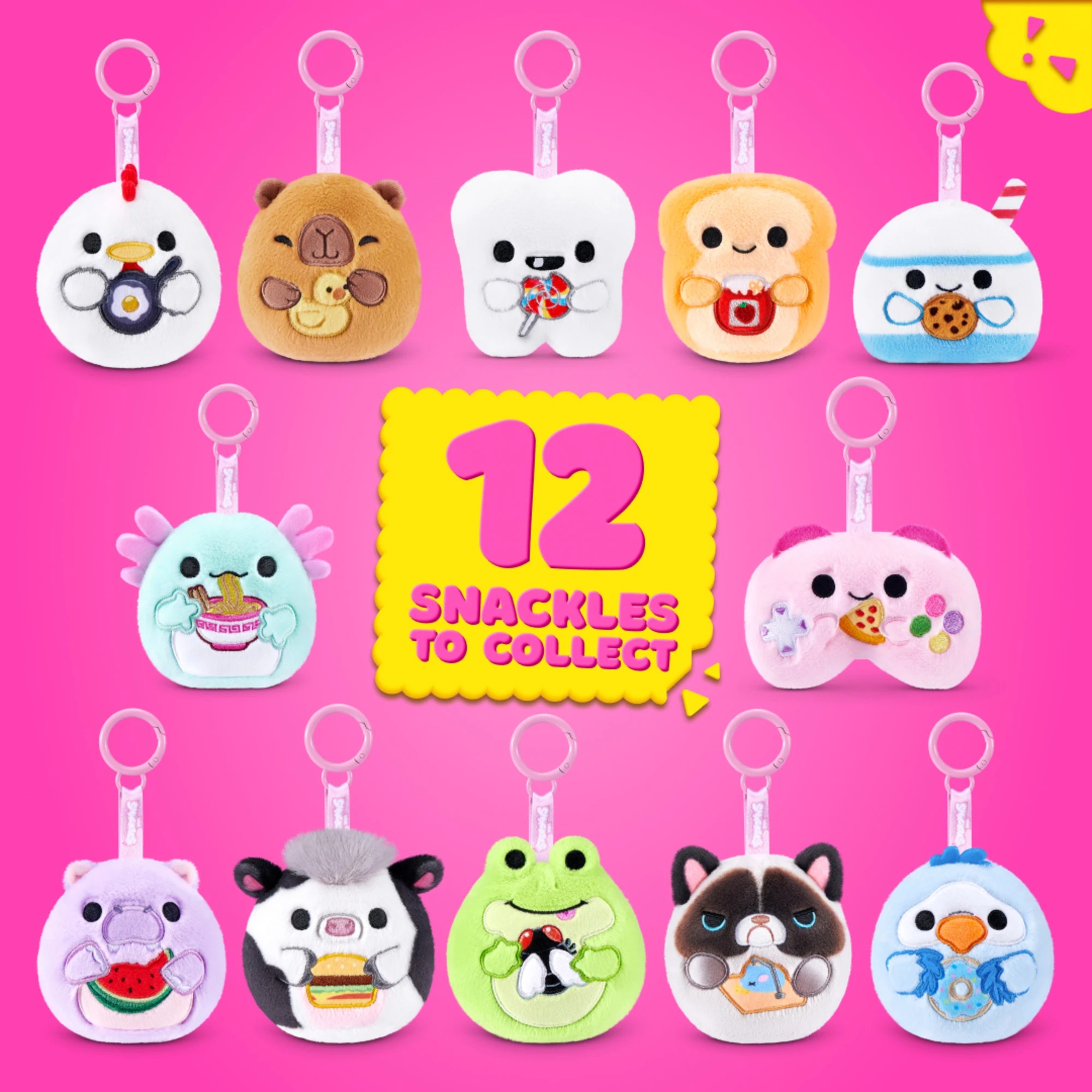 8 8cm Zuru Snackles Keychain Snackle, 8 of 10