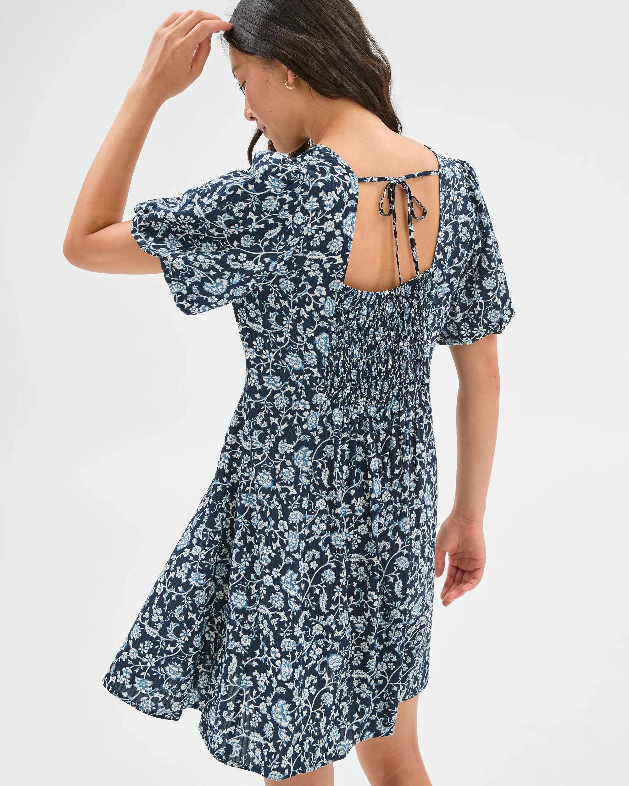 5 Target Godet Mini Dress PAISLEY FLORAL, 5 of 6