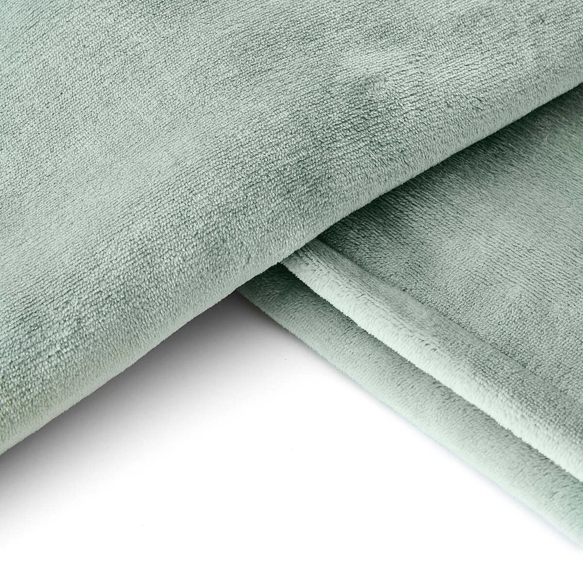 6 Sherpa Reverse Blanket - Double/Queen Bed, Sage, 6 of 7