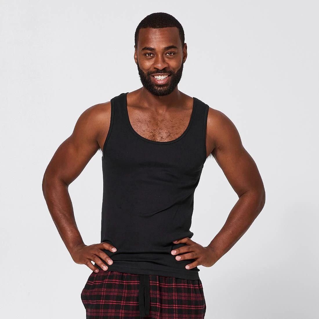 1 Maxx 3 Pack Seamfree Singlets; Style: 196613 WHITE / GREY / BLACK, 1 of 9