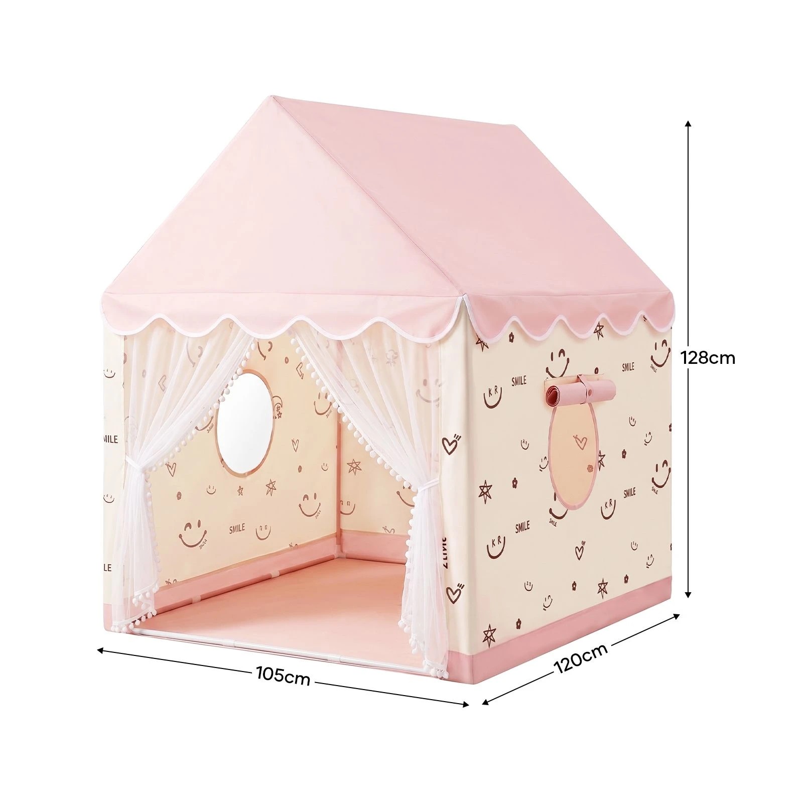 Ausway Large Kids Tent Play House with 1 Door, 2 Windows & Carry Bag ...