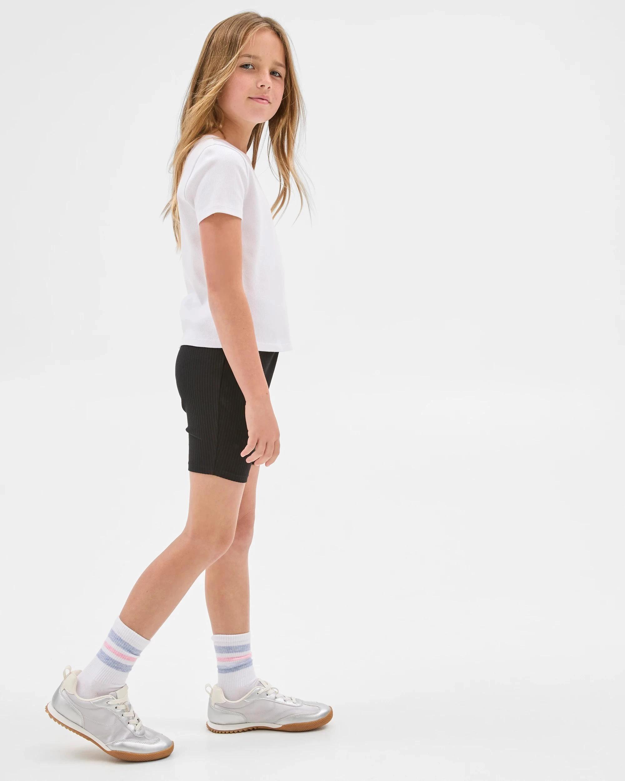 3 Target Australian Cotton Rib Bike Short BLACK, 3 of 7