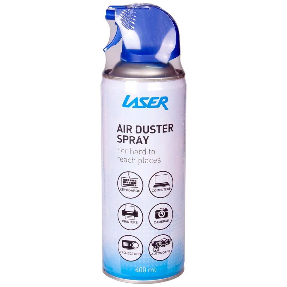 1 Laser Clean Range Pressurised Air Duster 400mL, 1 of 1