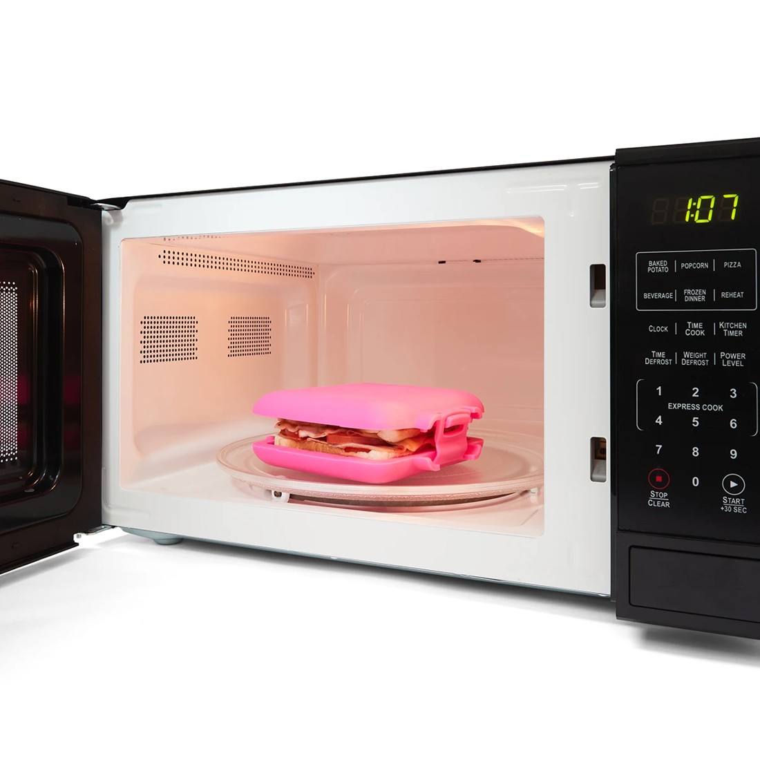 3 Microwave Toastie Maker - Pink, 3 of 11