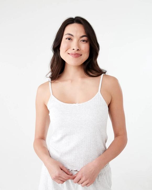 Cotton Blend Rib Cami