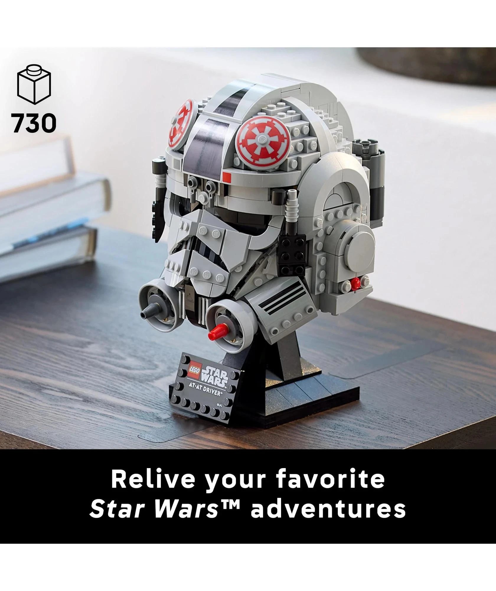 2 LEGO® Star Wars AT - AT Driver Helmet 75429 - Multi, 2 of 10