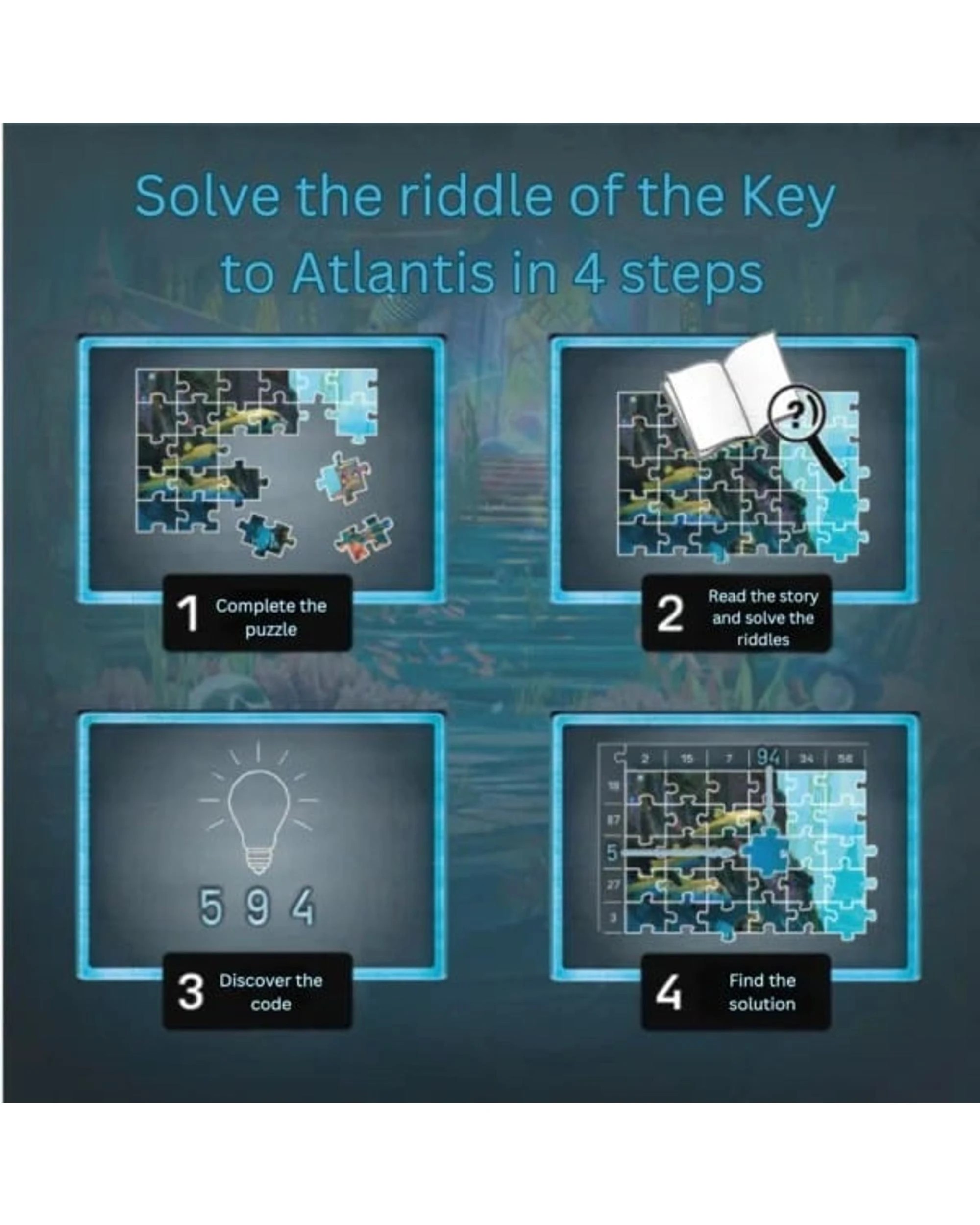 2 Exit the Game The Key to Atlantis Jigsaw Puzzle Game, 2 of 3
