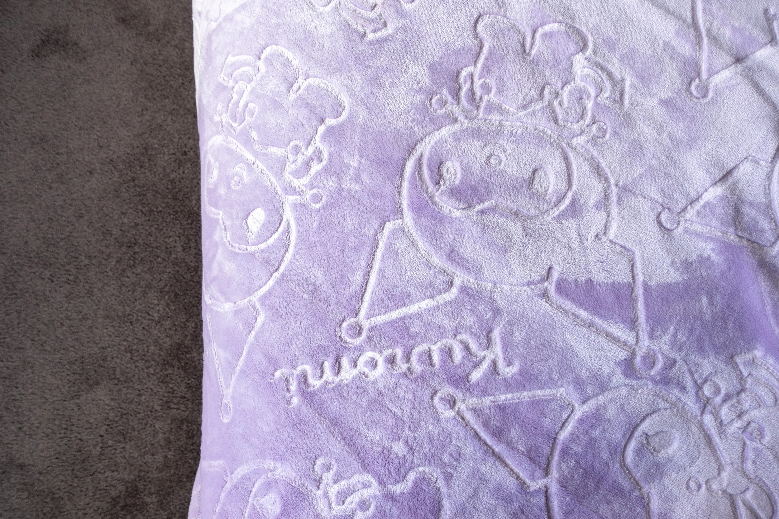 4 Hello Kitty Kuromi Blanket With Cushion
 - Purple, 4 of 5