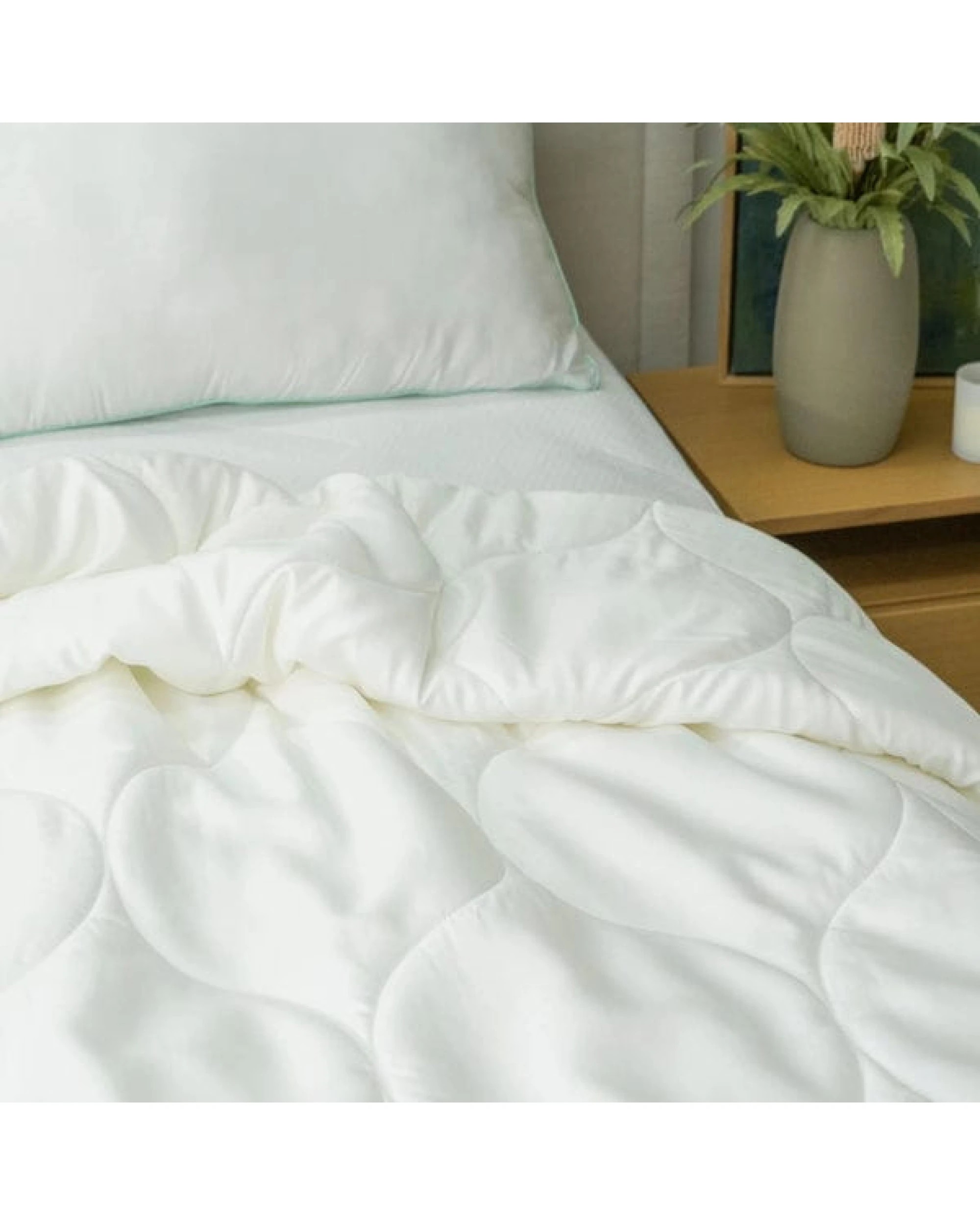3 Protect A Bed Luxia Tencel Quilt Mid Weight (Fresche) 430Gsm - King Bed - White, 3 of 5