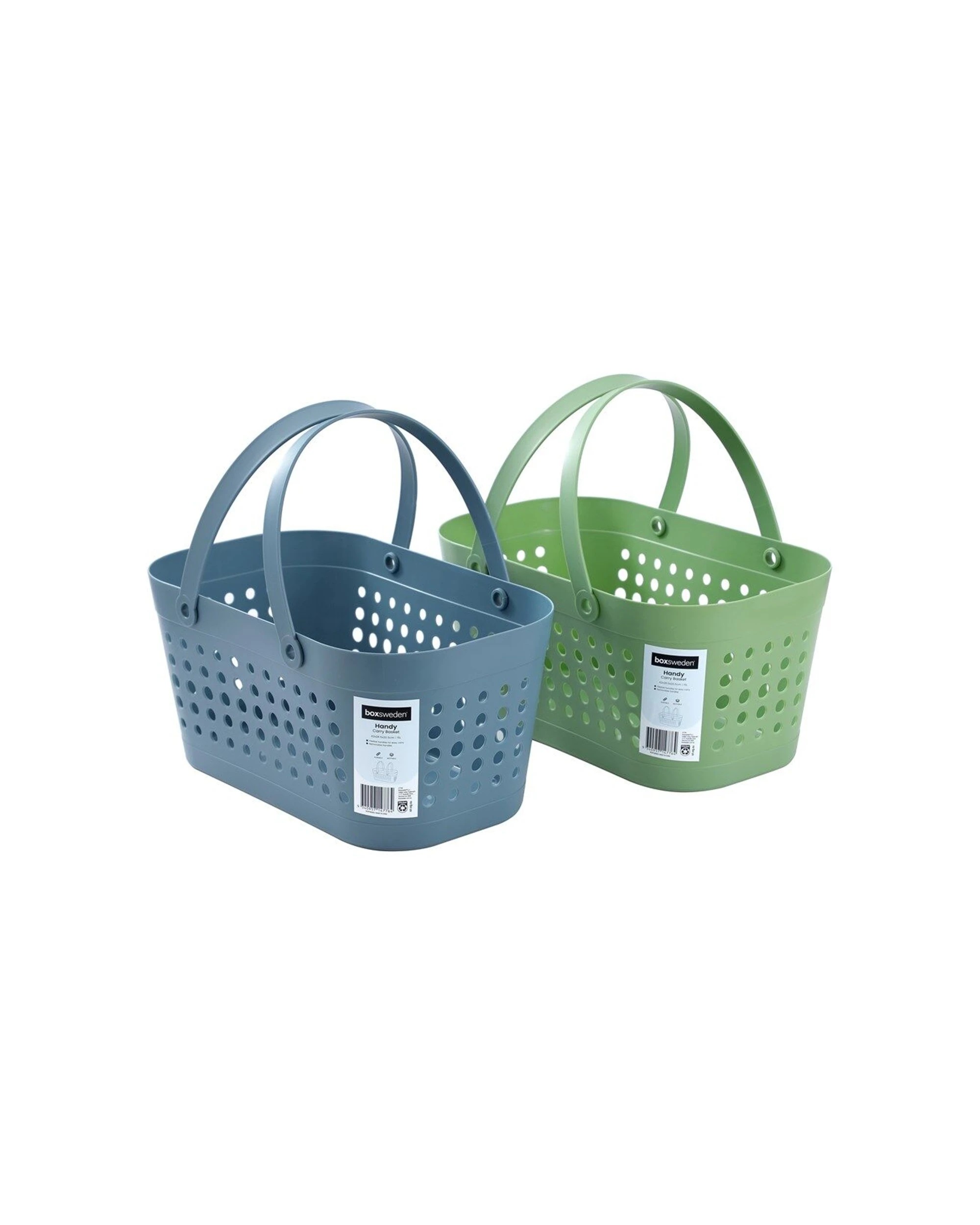 2 Boxsweden Handy Carry Basket Sleek Organiser 15L Durable Lightweight Storage Basket - Multi, 2 of 6