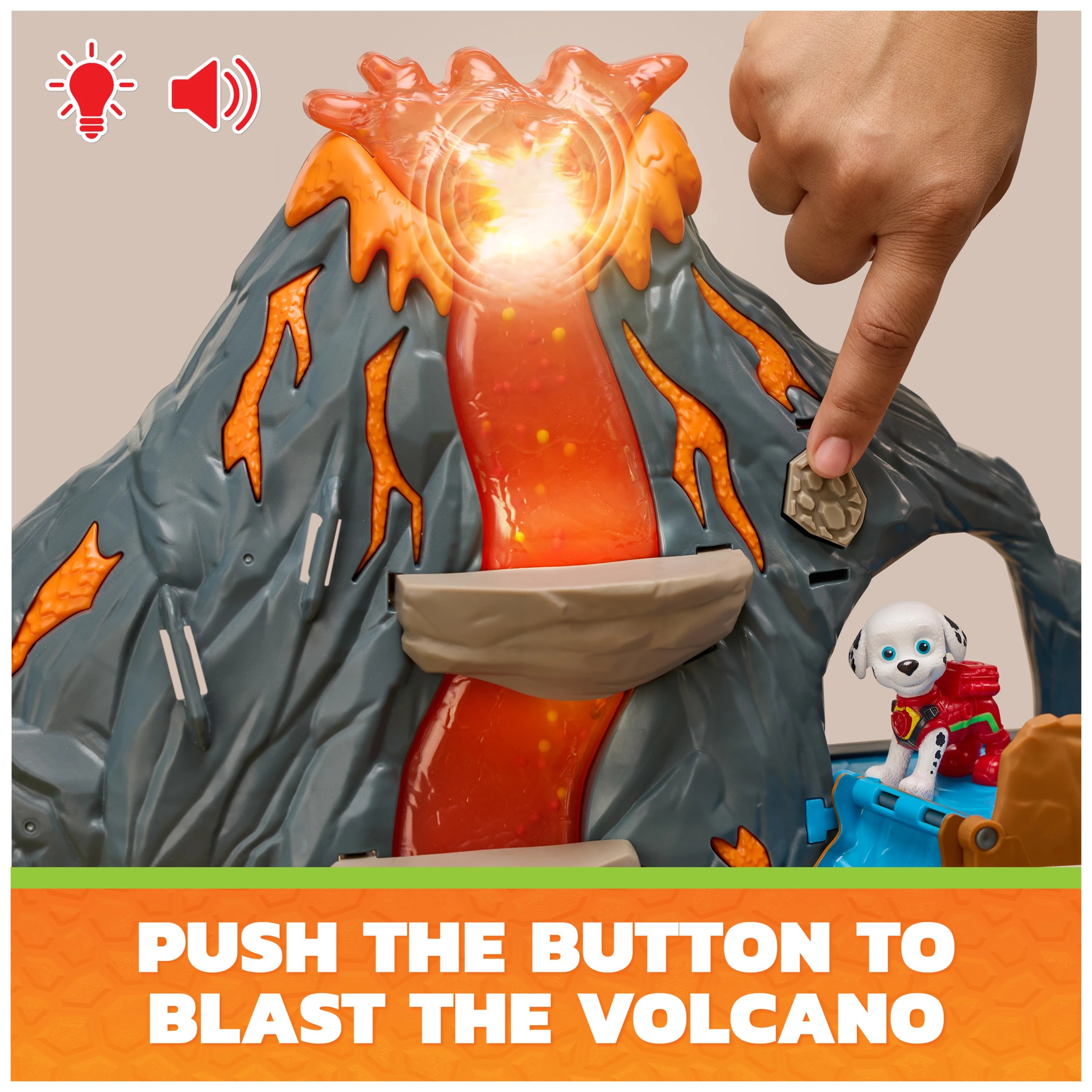 3 PAW Patrol: The Dino Movie Super Lava Blast Playset, 3 of 9