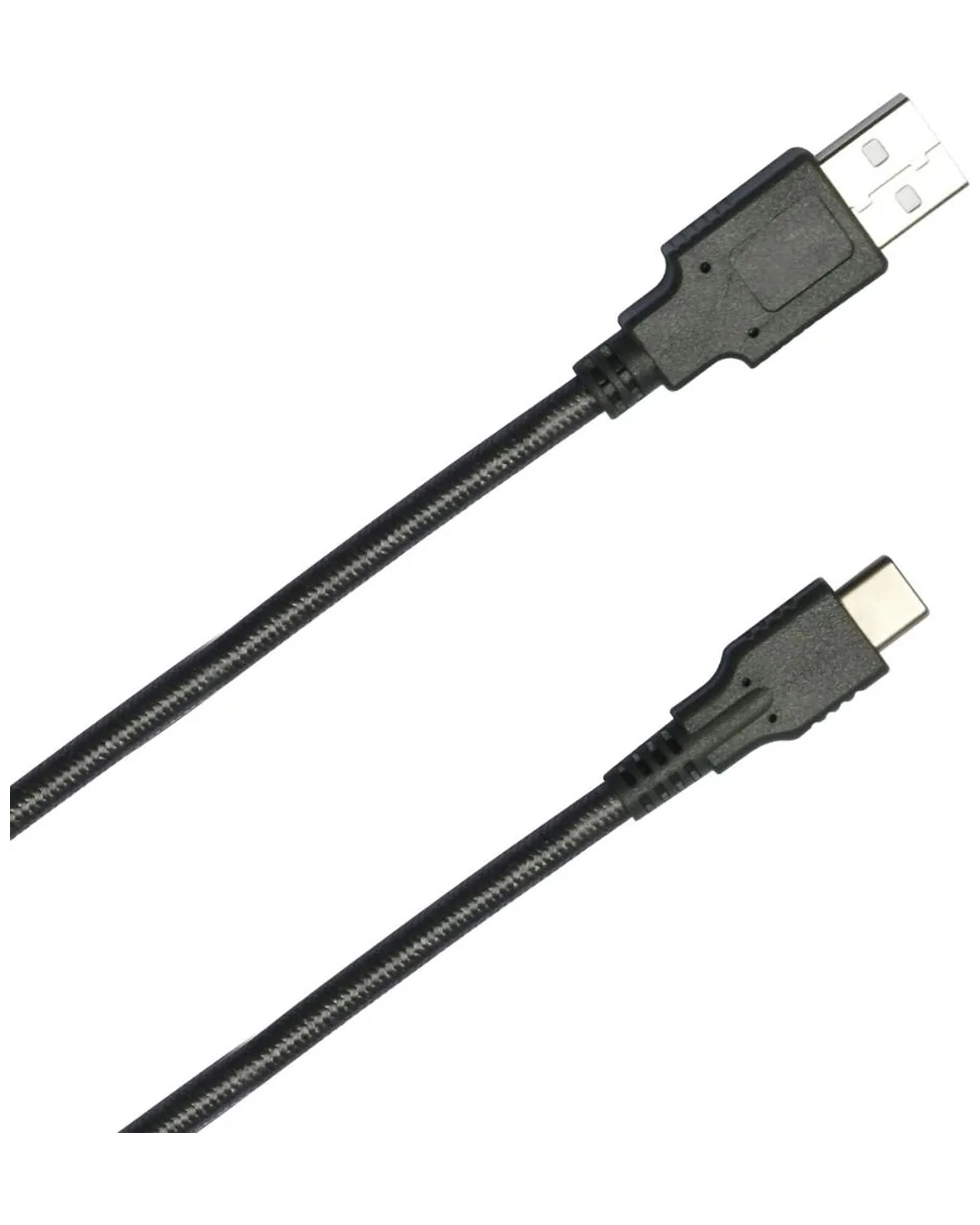 1 3RD EARTH 3m Braided USB-C Charge Cable Nintendo Switch Lite 5V 2.4A USB-A - Grey, 1 of 3