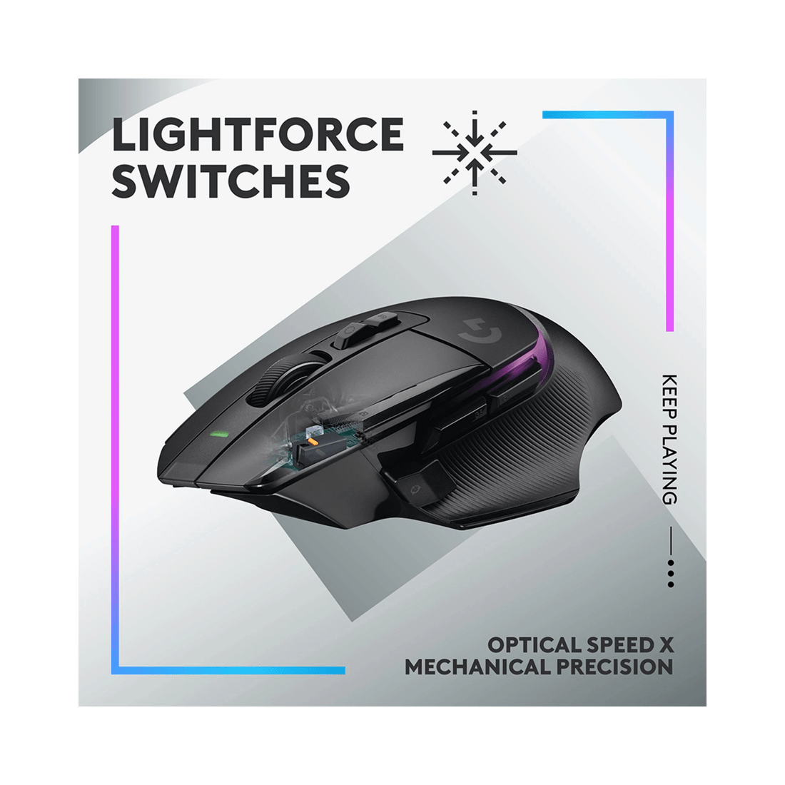 2 Logitech G502 X PLUS LIGHTSPEED Wireless RGB Gaming Mouse - Black, 2 of 9