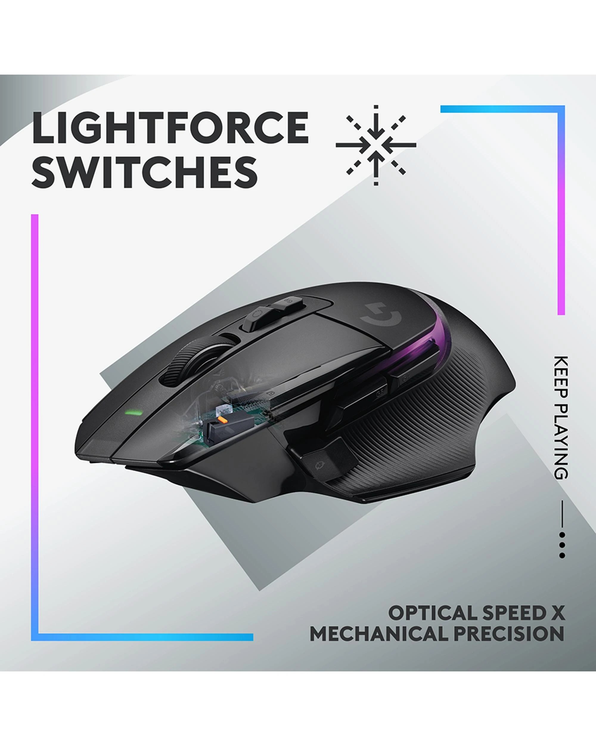 2 Logitech G502 X PLUS LIGHTSPEED Wireless RGB Gaming Mouse - Black, 2 of 9