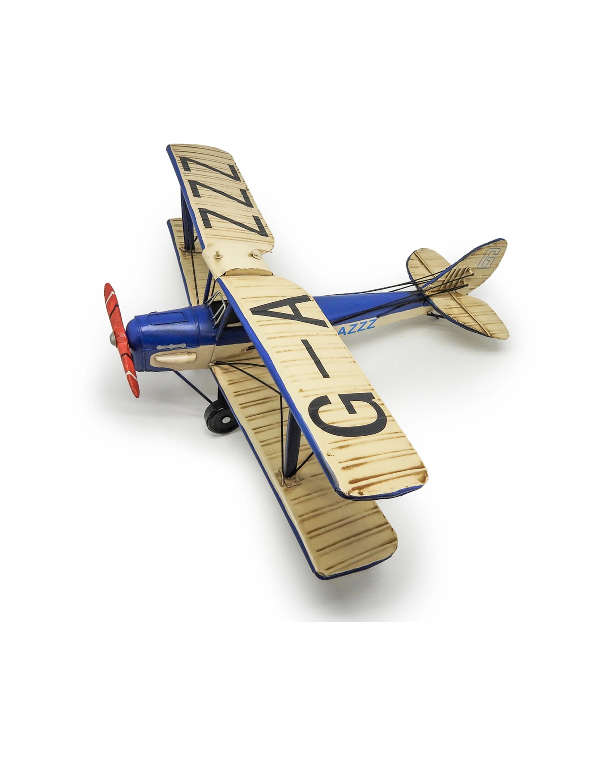4 Boyle Metal Ornament Home Decor Collectible Tiger Moth Plane 50x48x18.5cm - Multi, 4 of 5