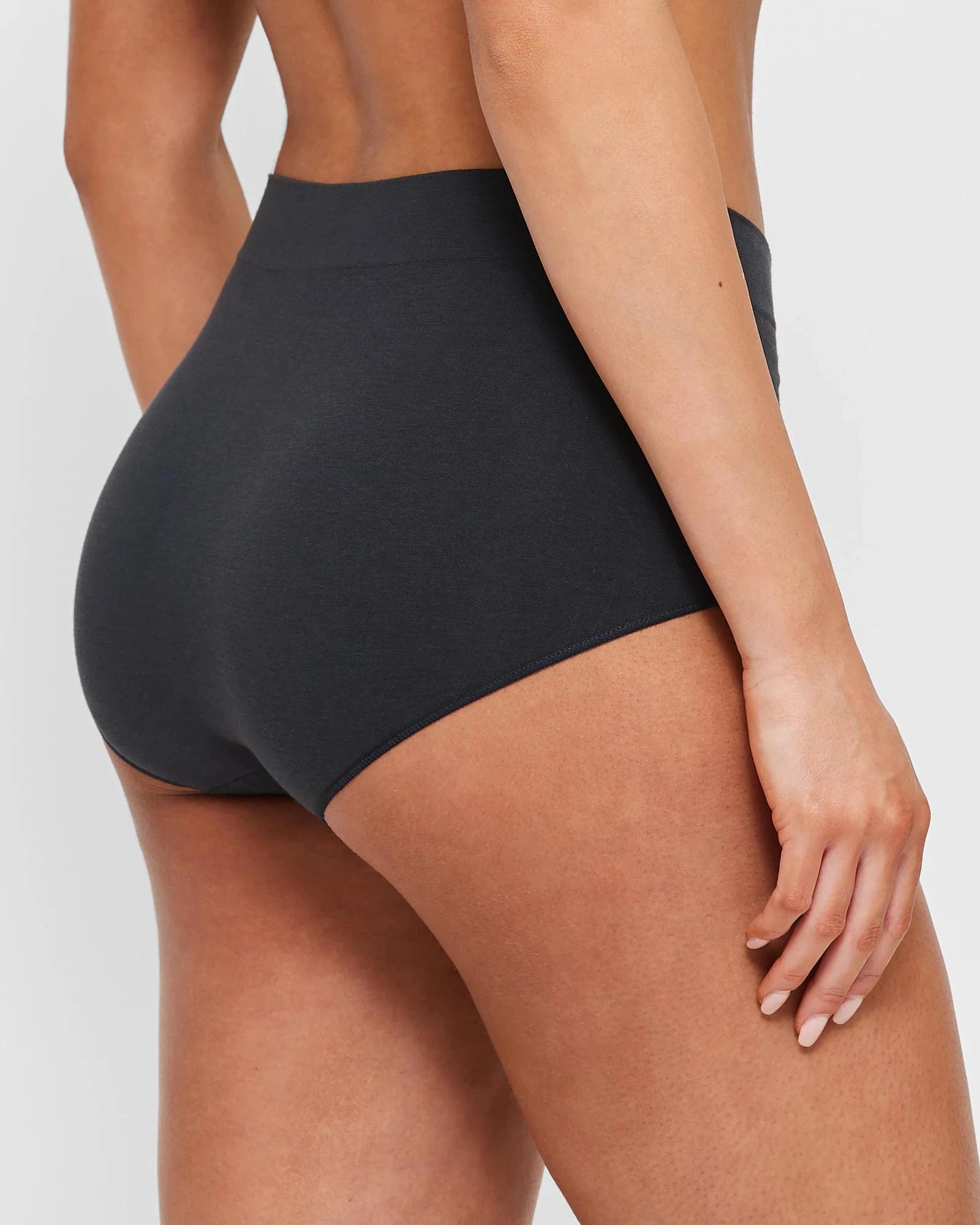 4 Bonds 2 Pack Seamless Full Briefs BLACK, 4 of 4