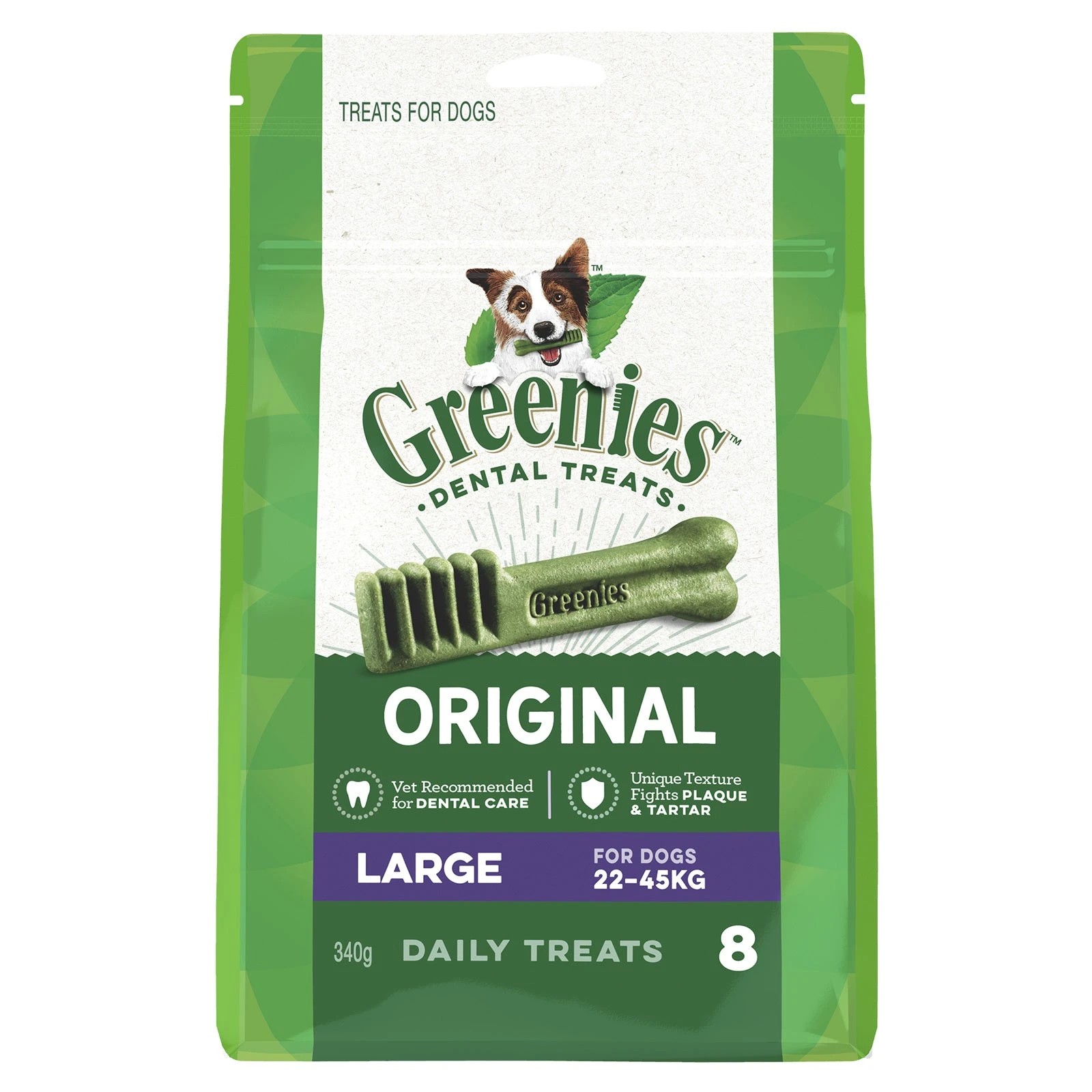 1 Greenies Original Dental Dog Treat Large 22-45kg - 1kg (24 Treats), 1 of 1