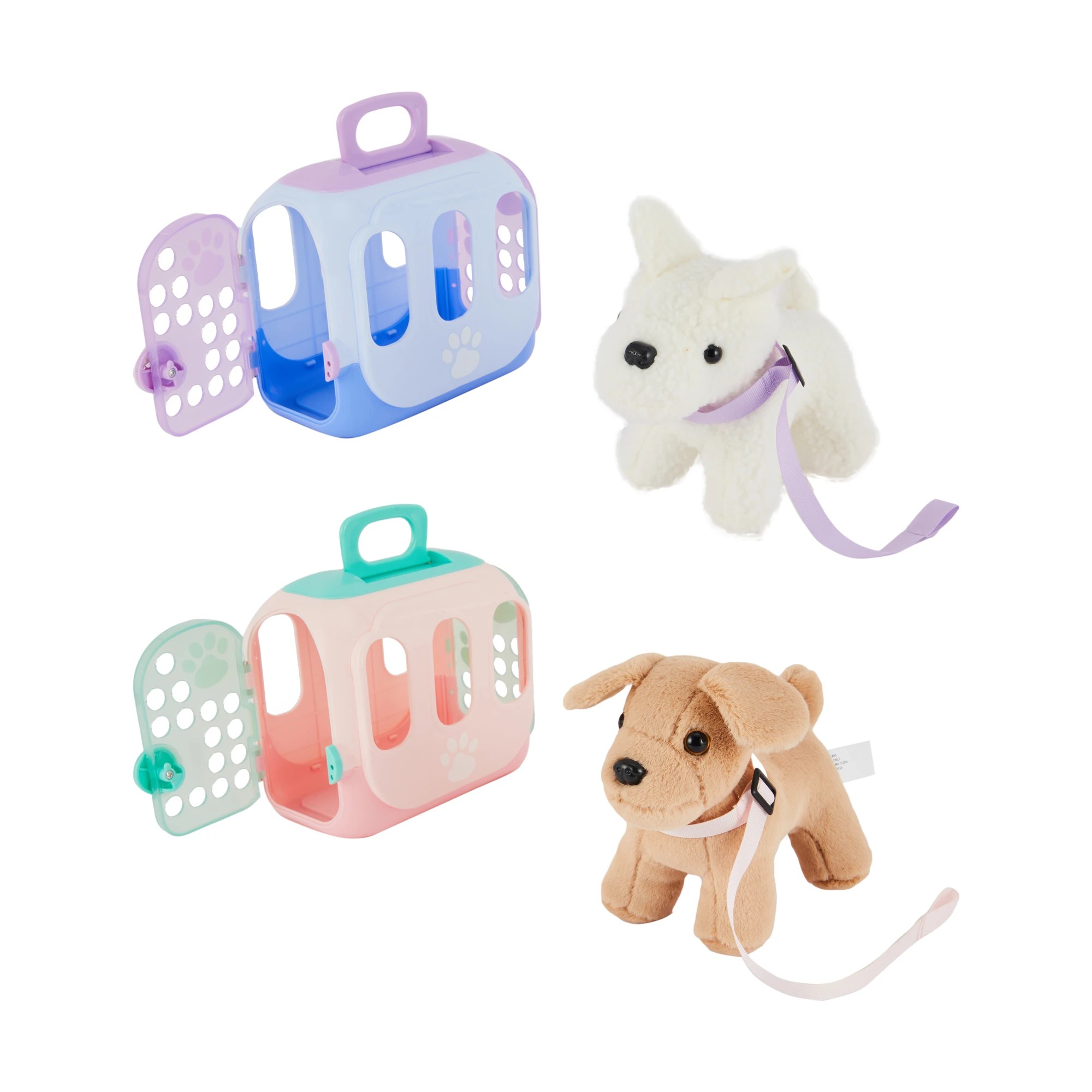 2 3 Piece Enchanted Dreams Puppy Carrier Playset - Assorted, 2 of 8
