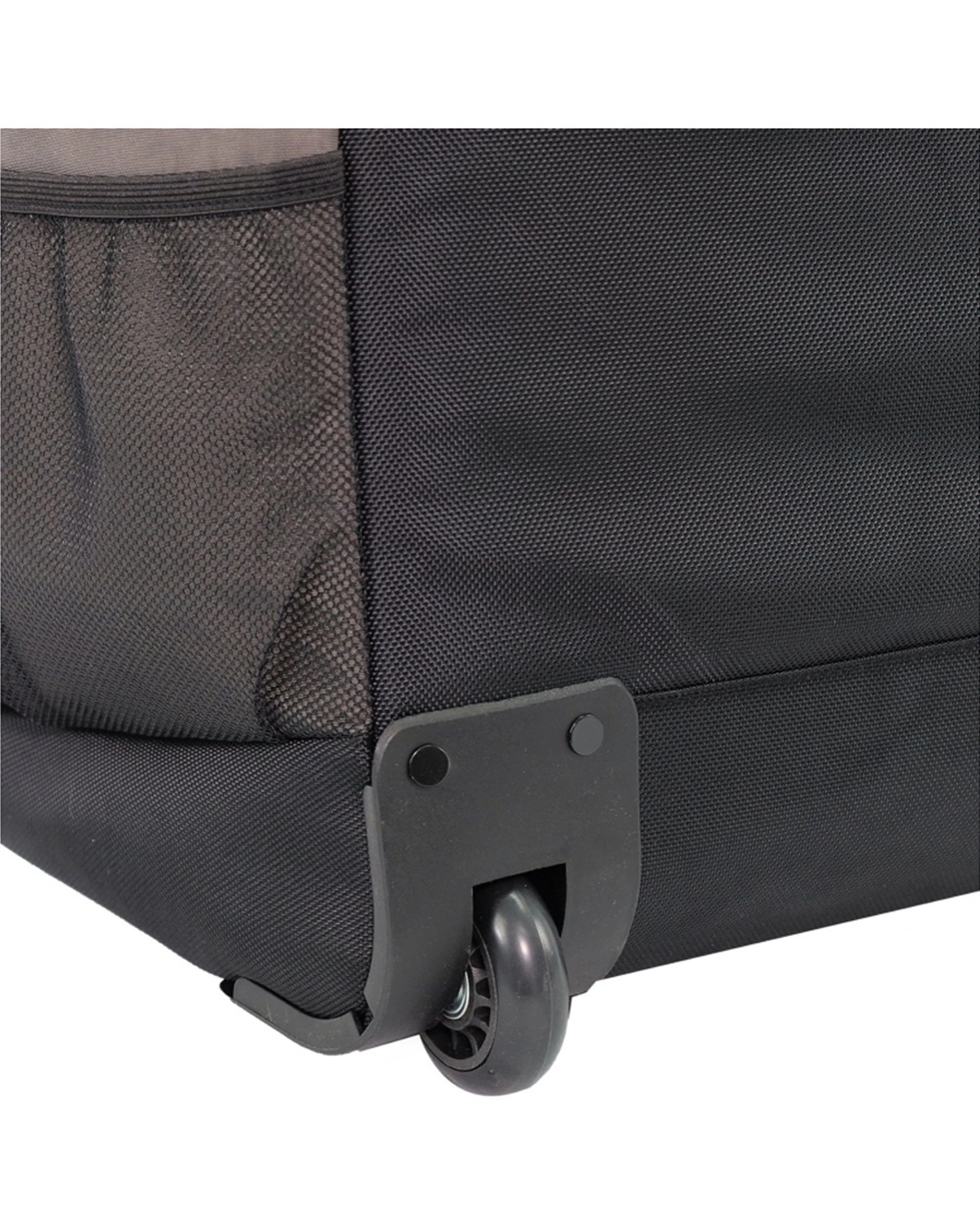7 Reebok 87L Trekker Lightweight Crushed Nylon Trolley Bag Rolling Ball Bearing Wheels - Grey, 7 of 7