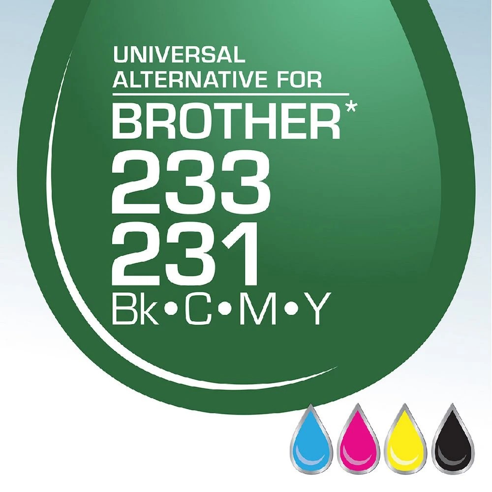 2 Calidad Brother LC-233/LC-231 Ink 4 Pack, 2 of 7